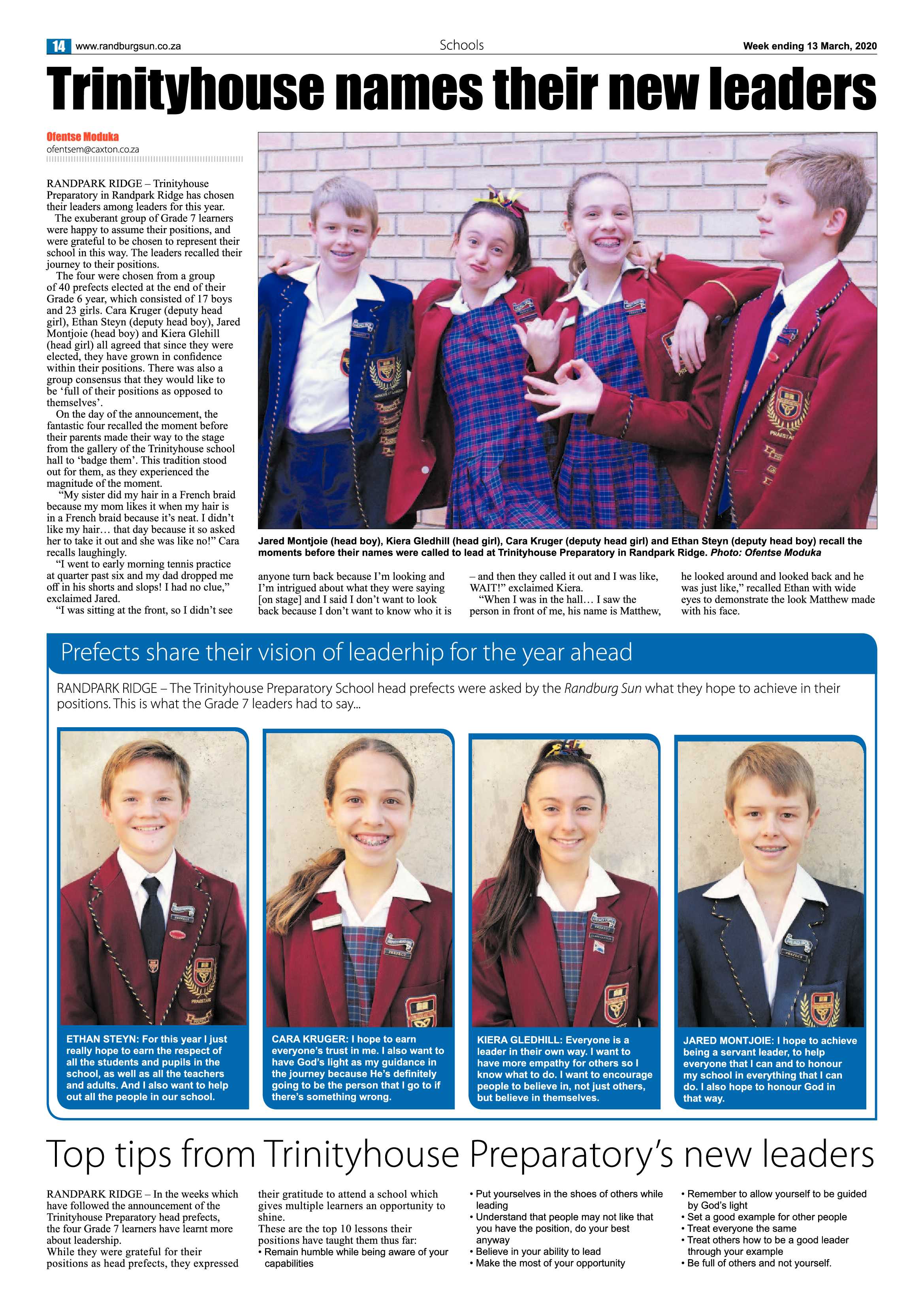 Randburg Sun 13 March 2020 page 14