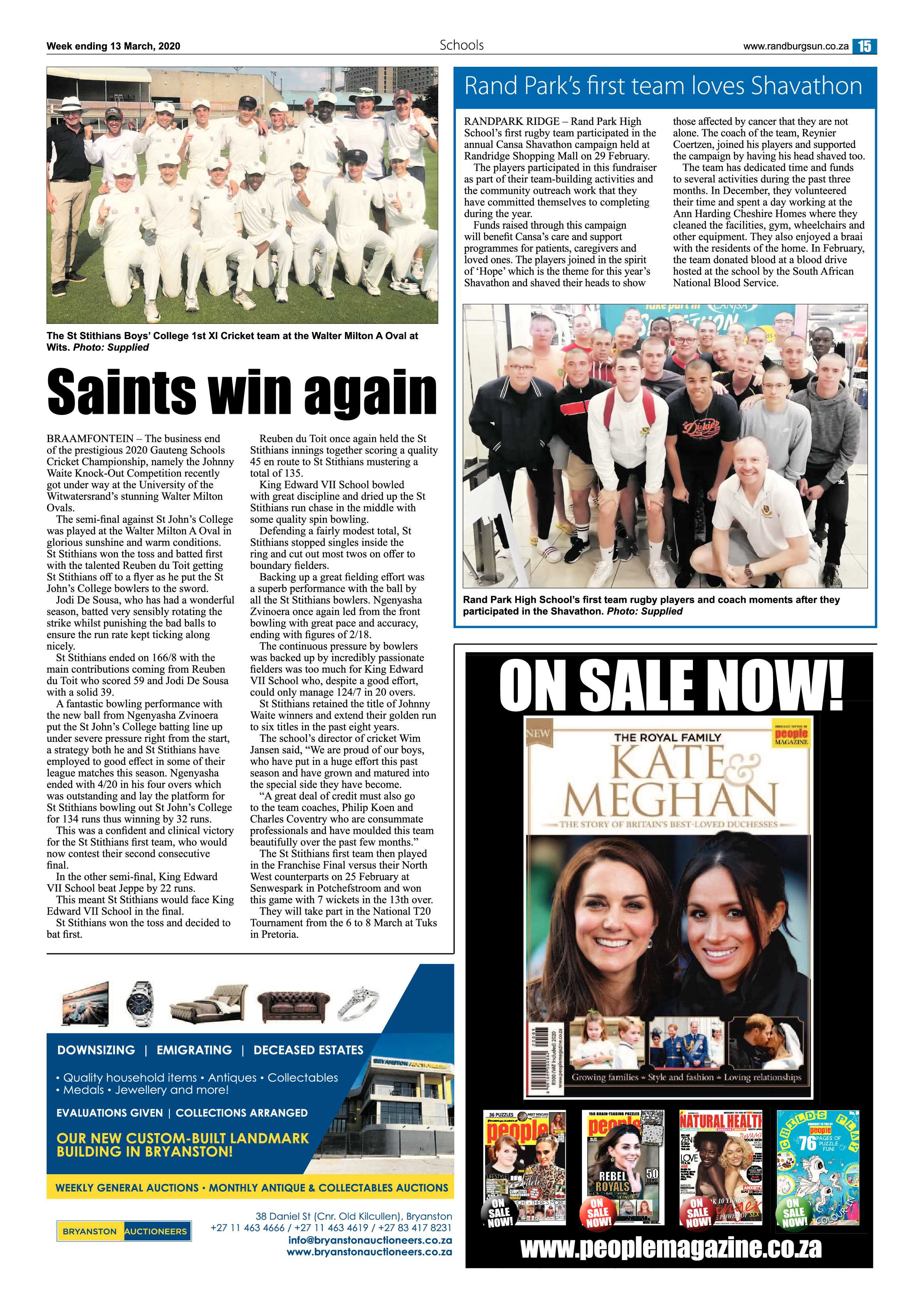 Randburg Sun 13 March 2020 page 15