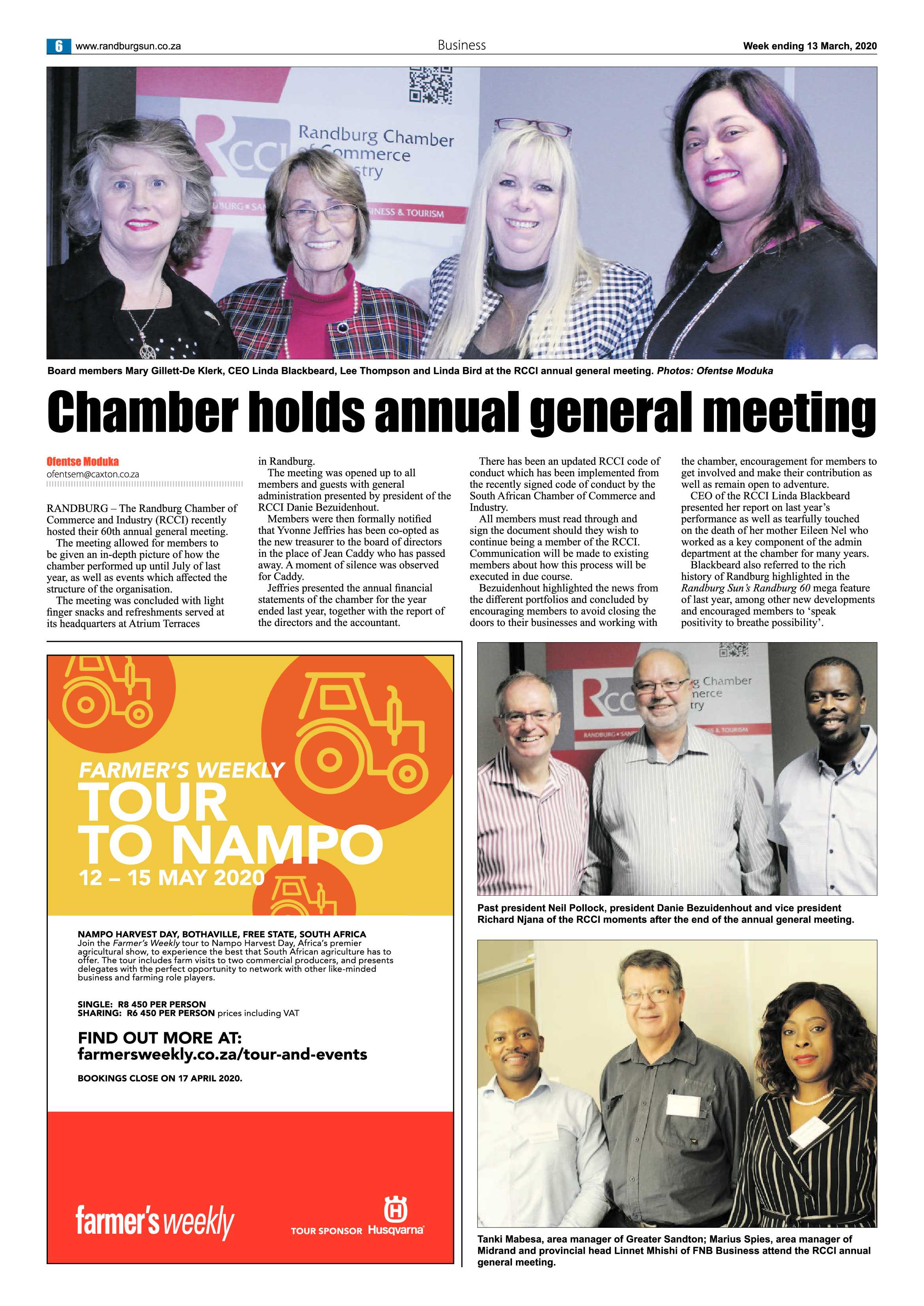 Randburg Sun 13 March 2020 page 6