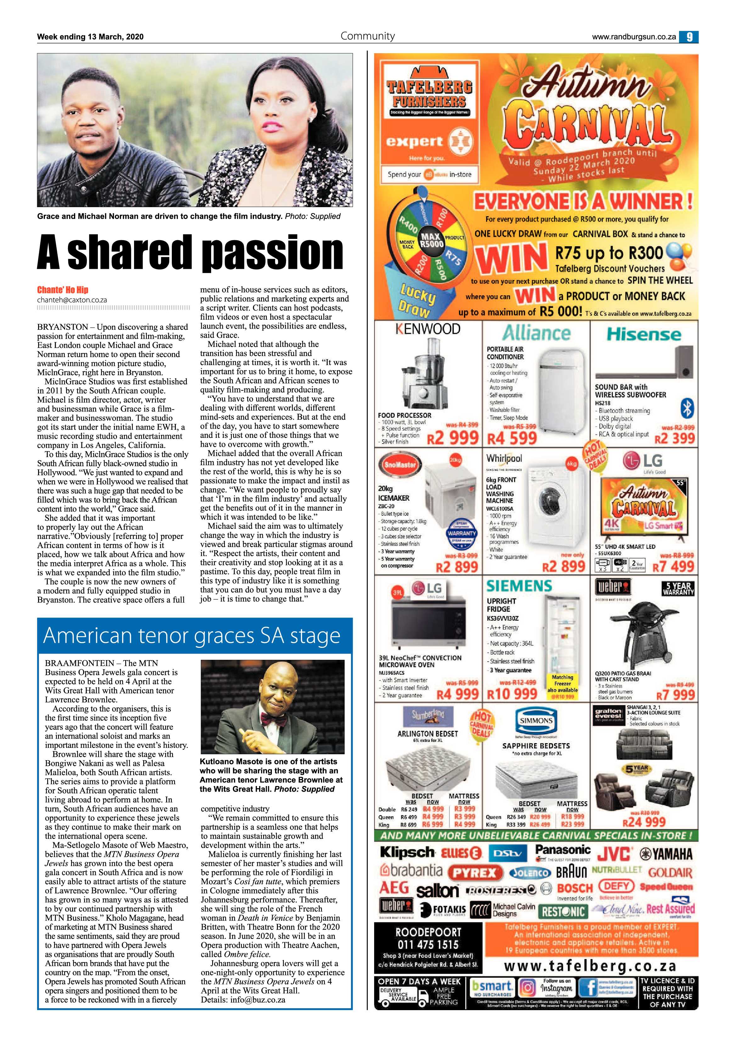 Randburg Sun 13 March 2020 page 9