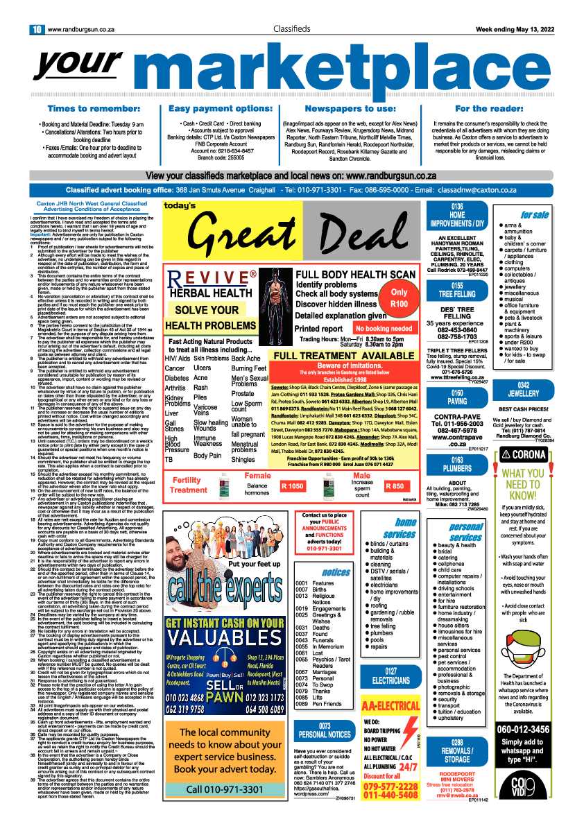 Randburg Sun 13 May 2022 page 10