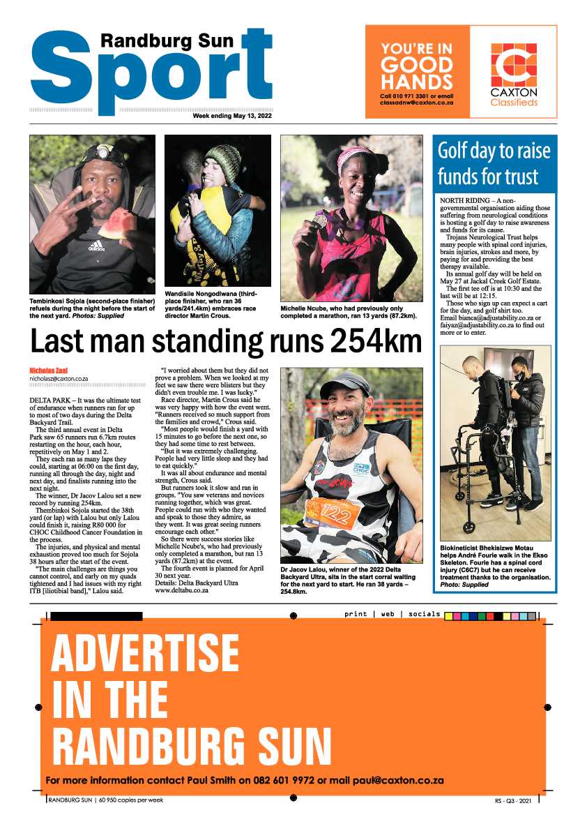 Randburg Sun 13 May 2022 page 12
