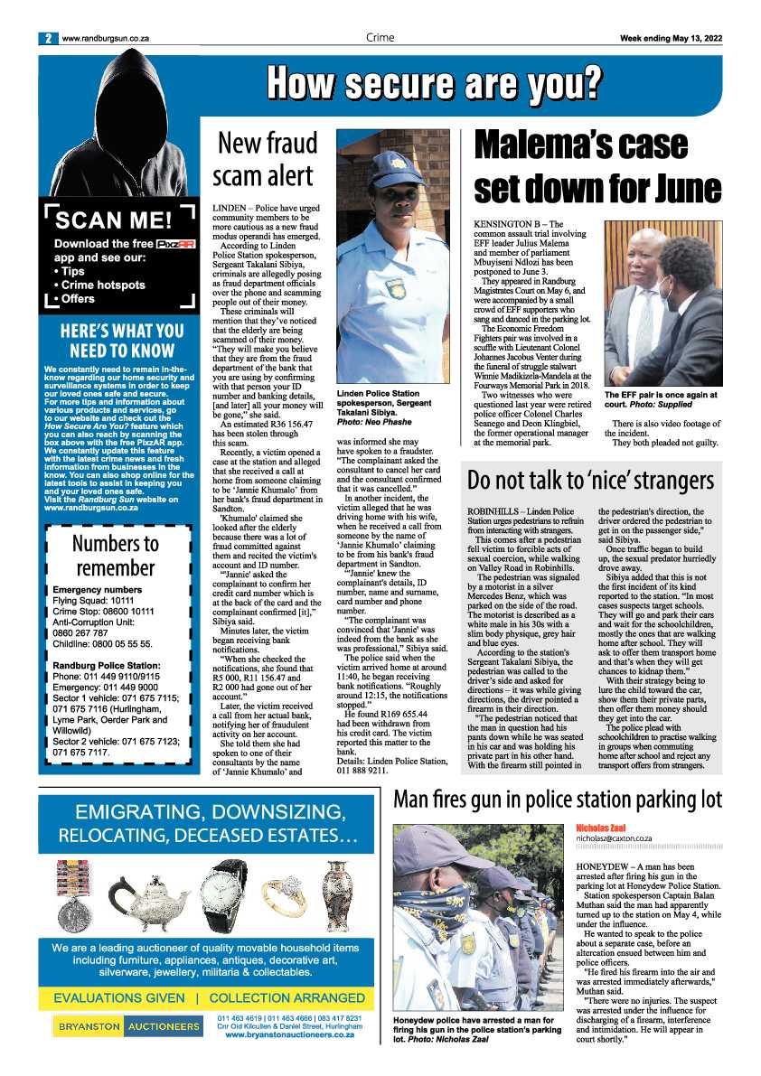 Randburg Sun 13 May 2022 page 2