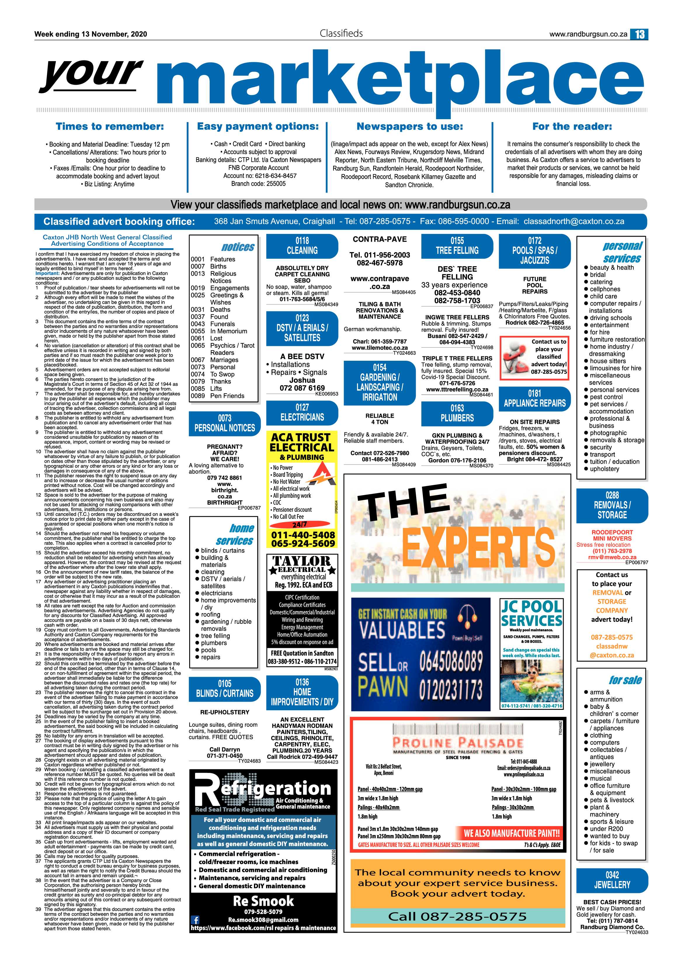 Randburg Sun 13 November 2020 page 13