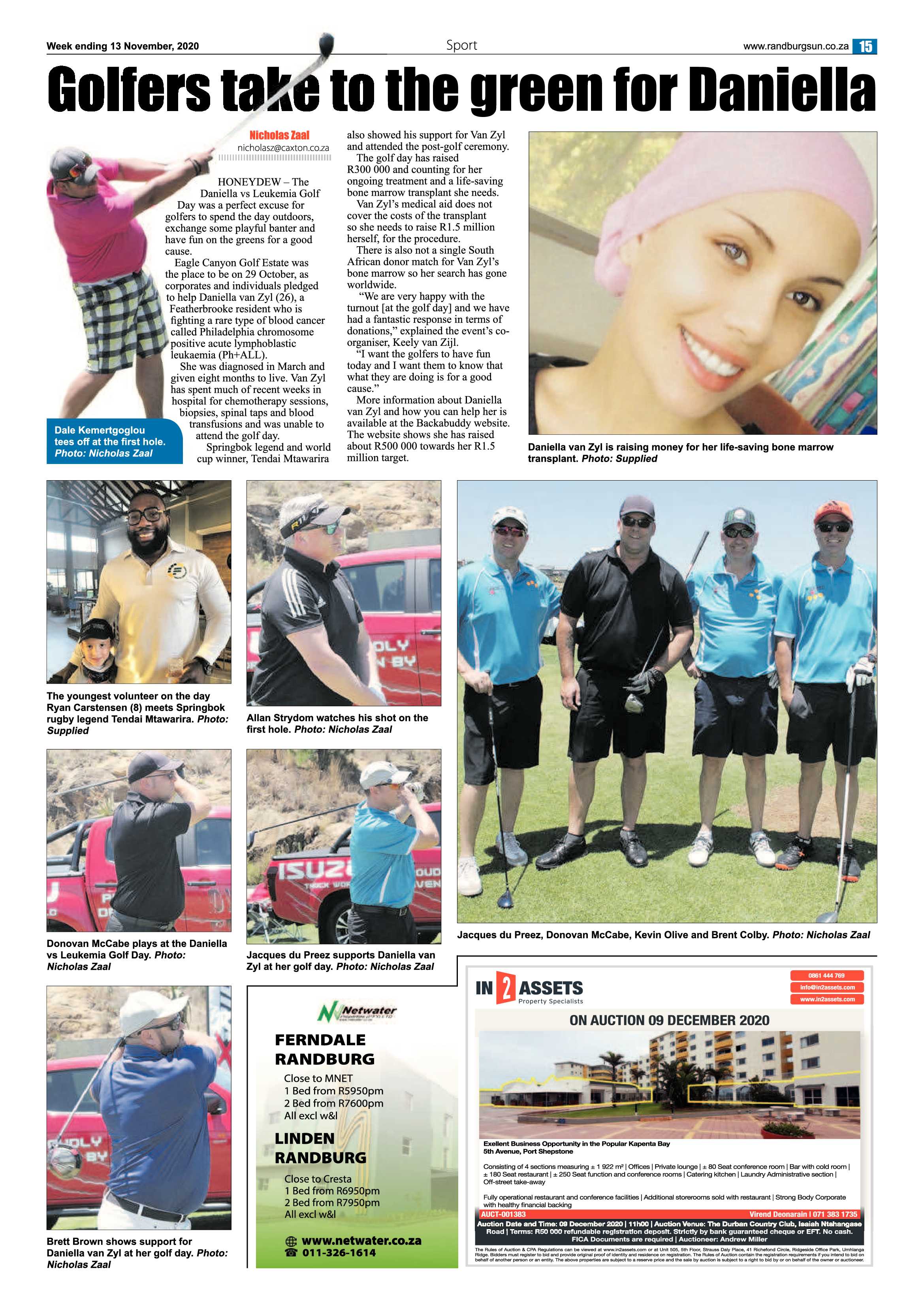 Randburg Sun 13 November 2020 page 15