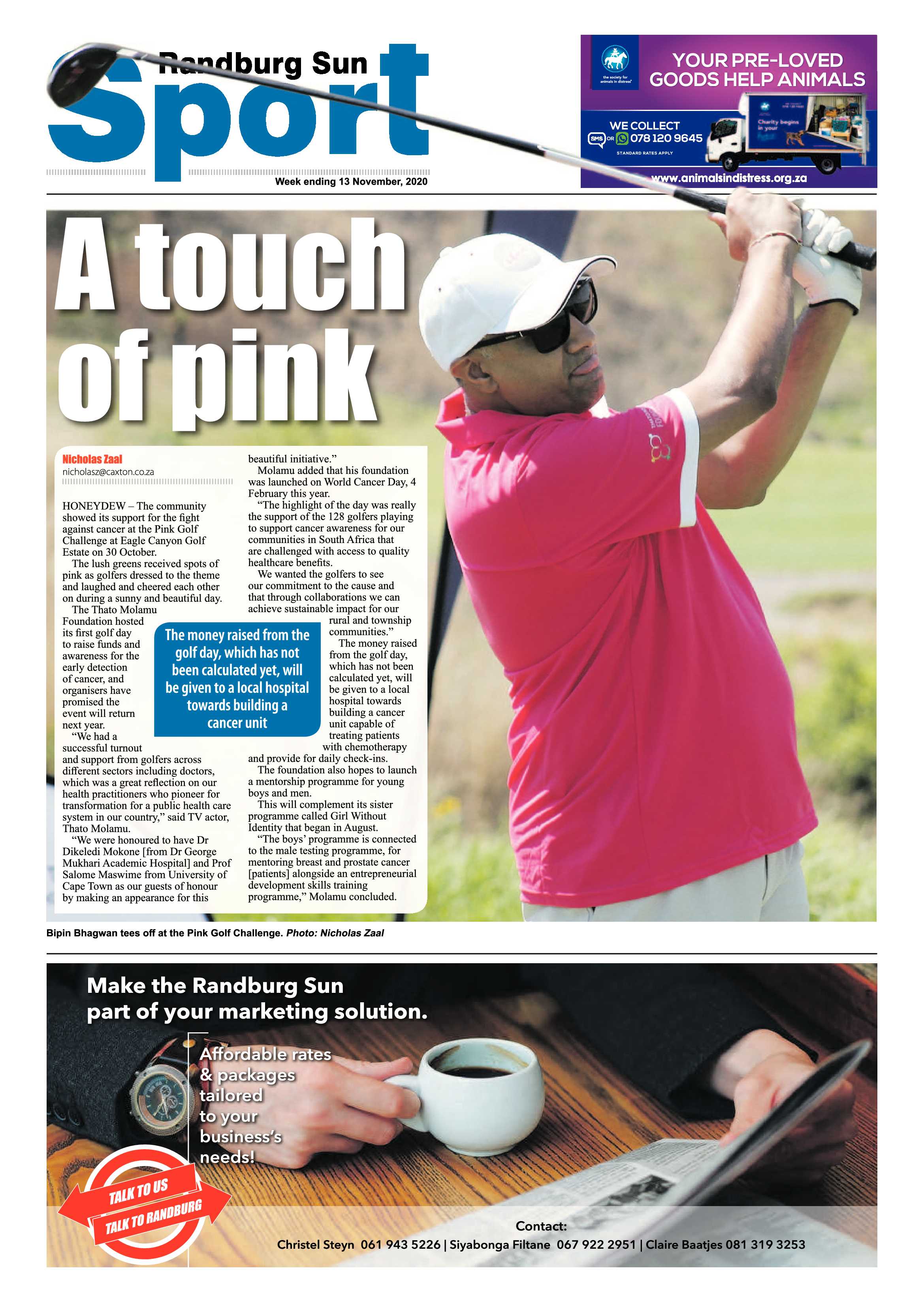 Randburg Sun 13 November 2020 page 16
