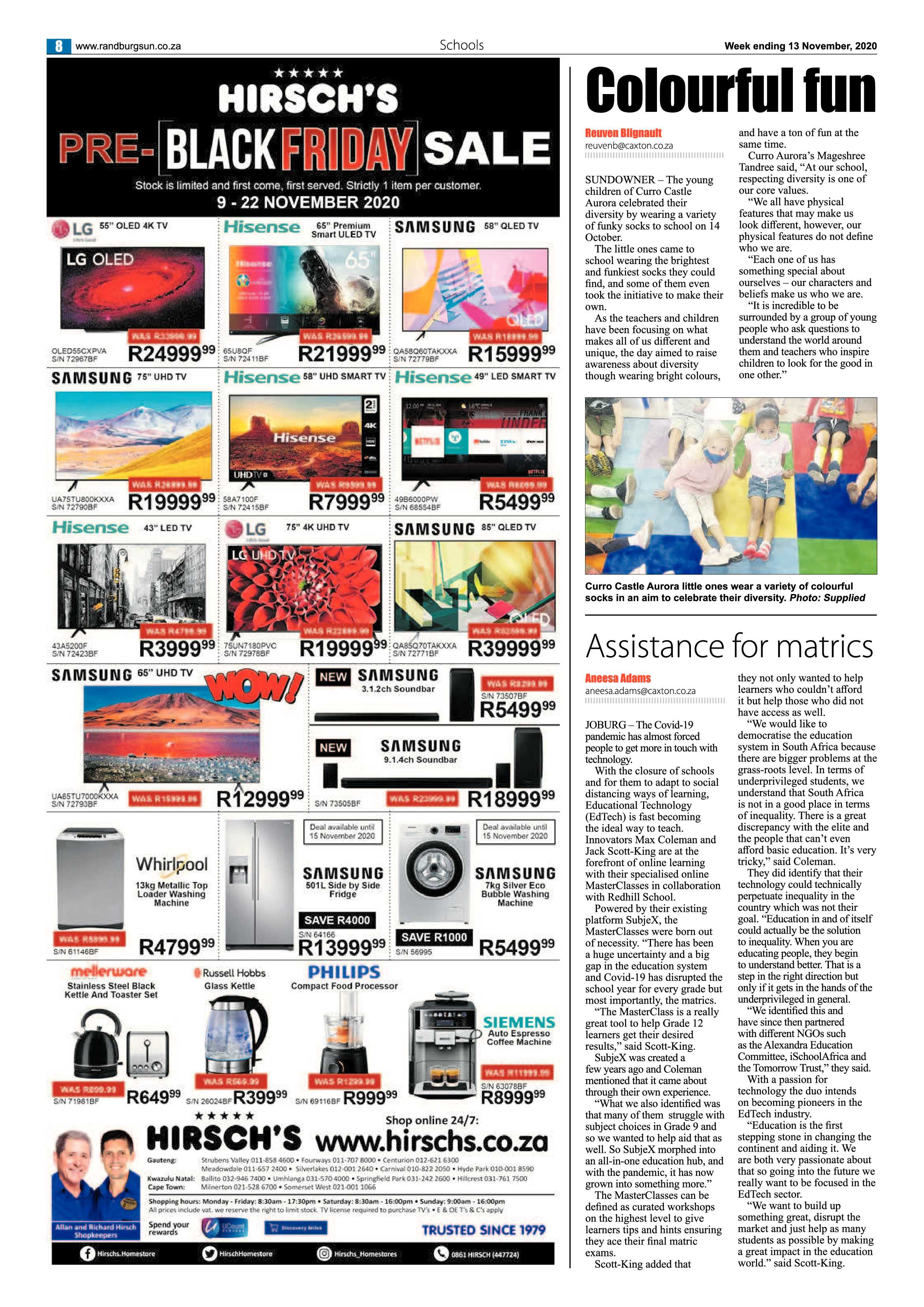 Randburg Sun 13 November 2020 page 8