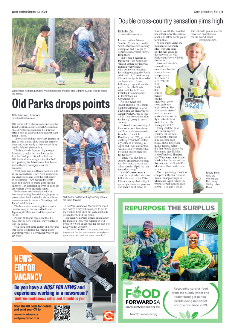 Randburg Sun 13 October 2023 page 11