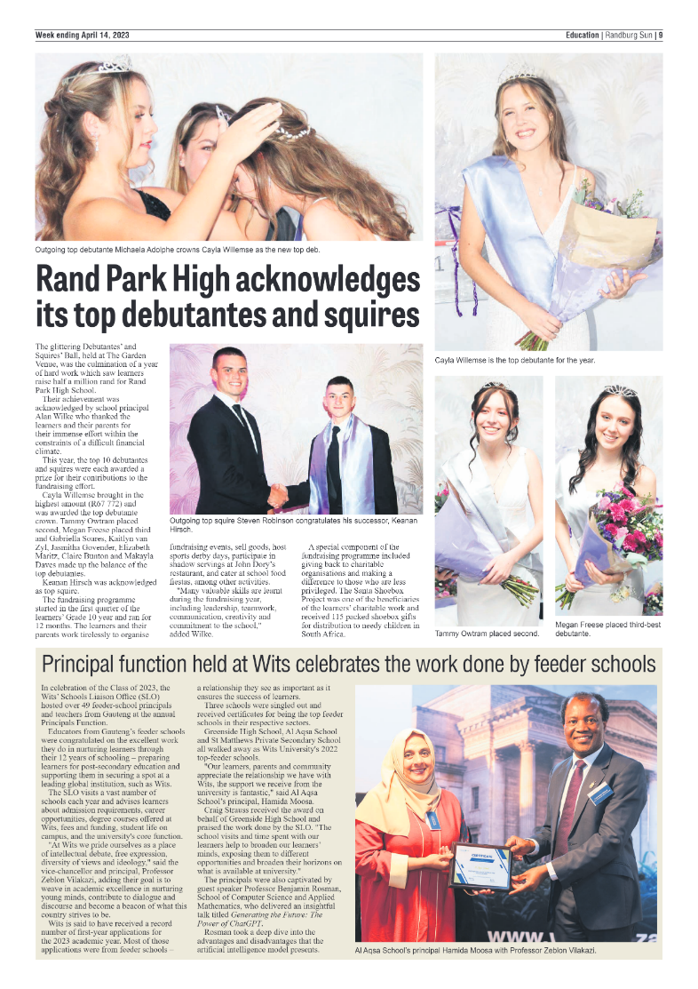 Randburg Sun 14 April 2023 page 9