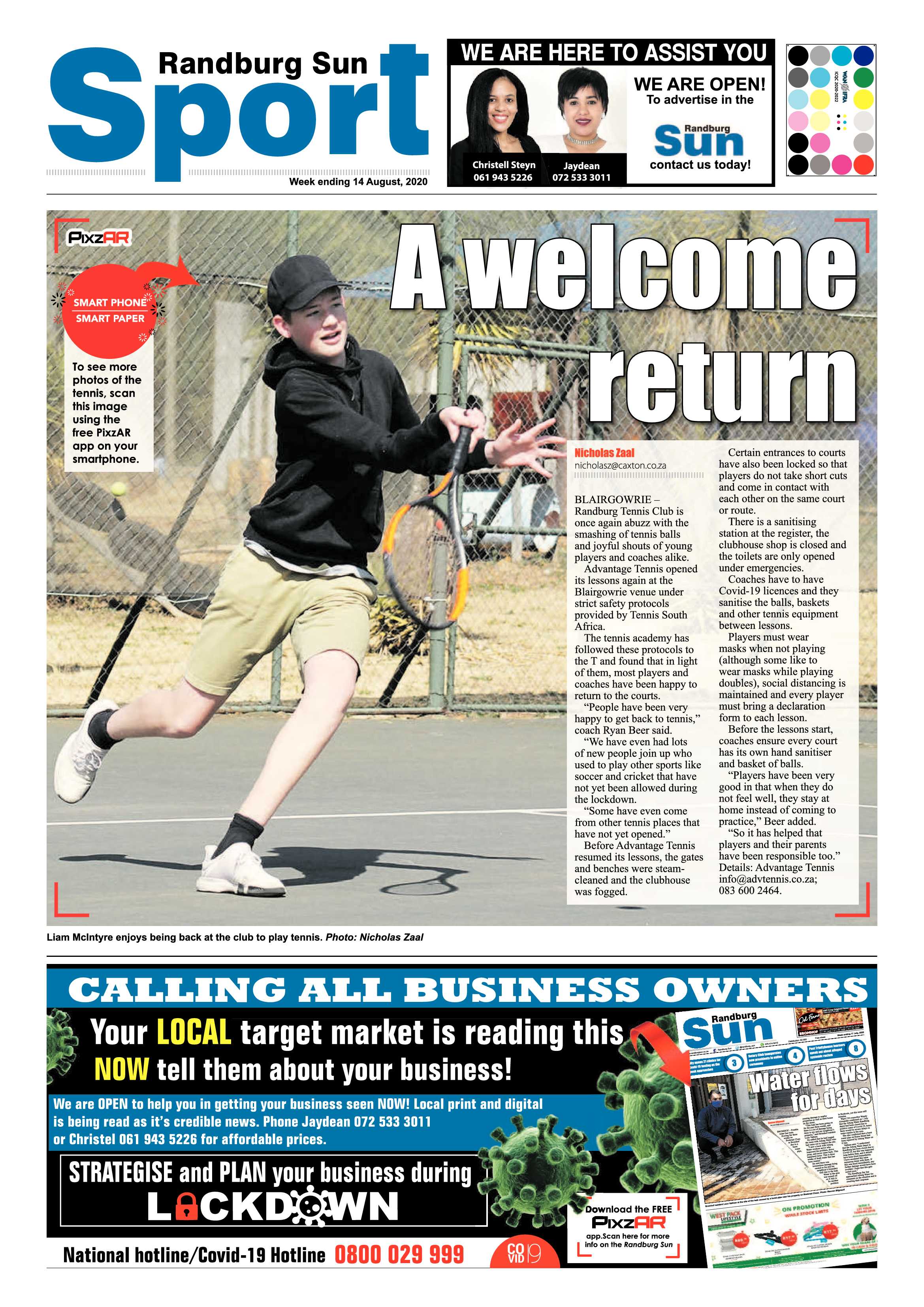 Randburg Sun 14 August 2020 page 8