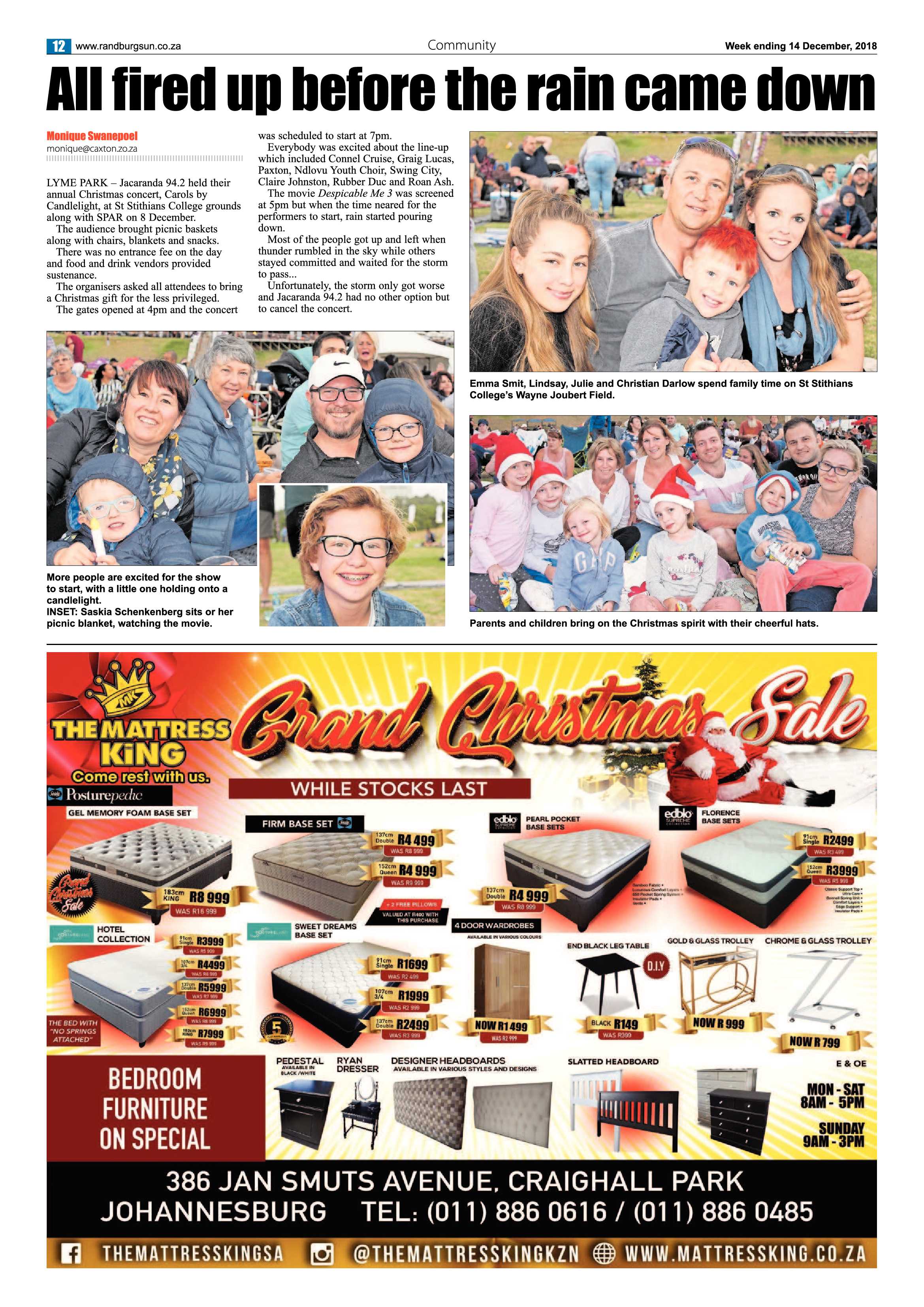 Randburg Sun 14 December 2018 page 12