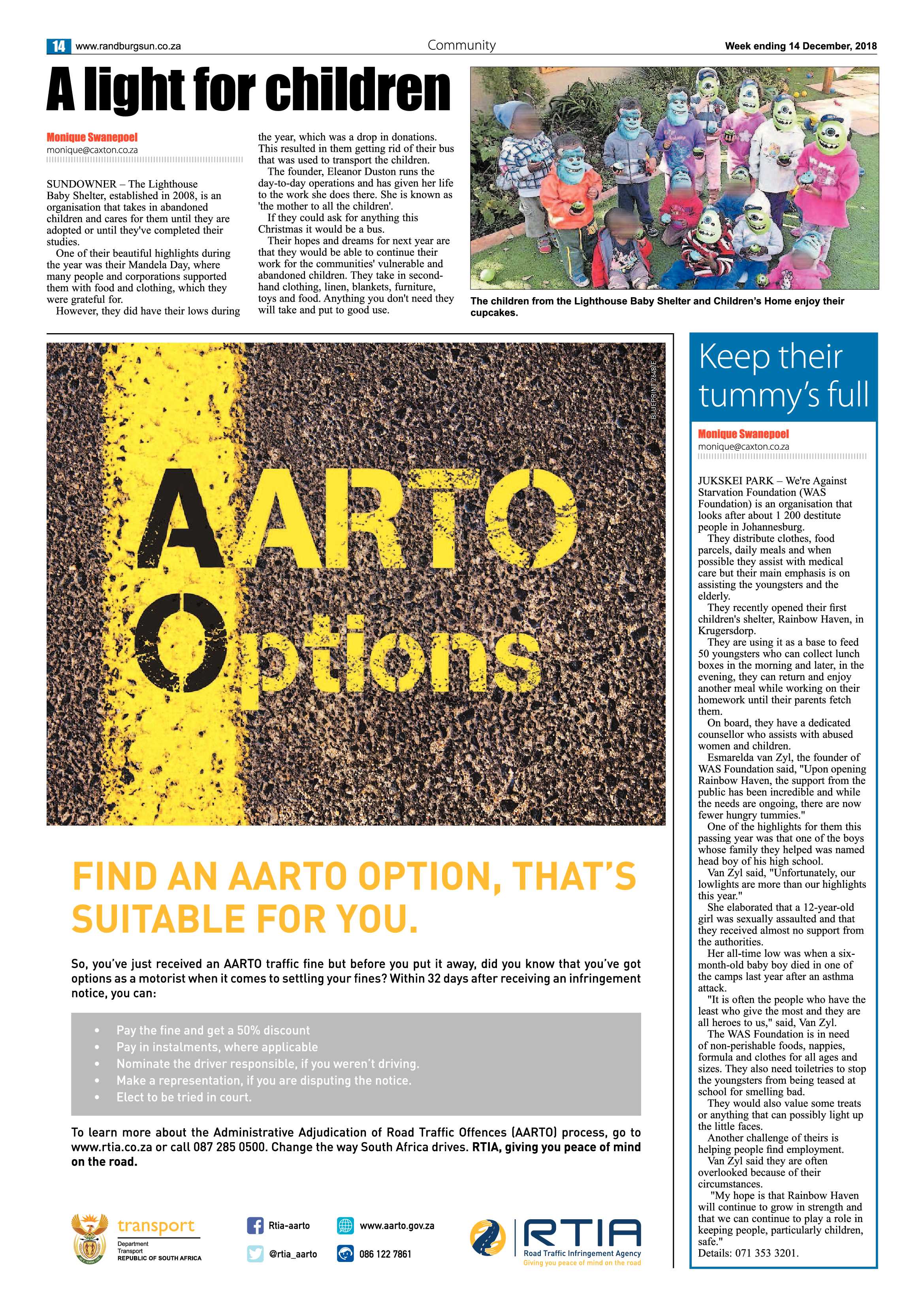 Randburg Sun 14 December 2018 page 14