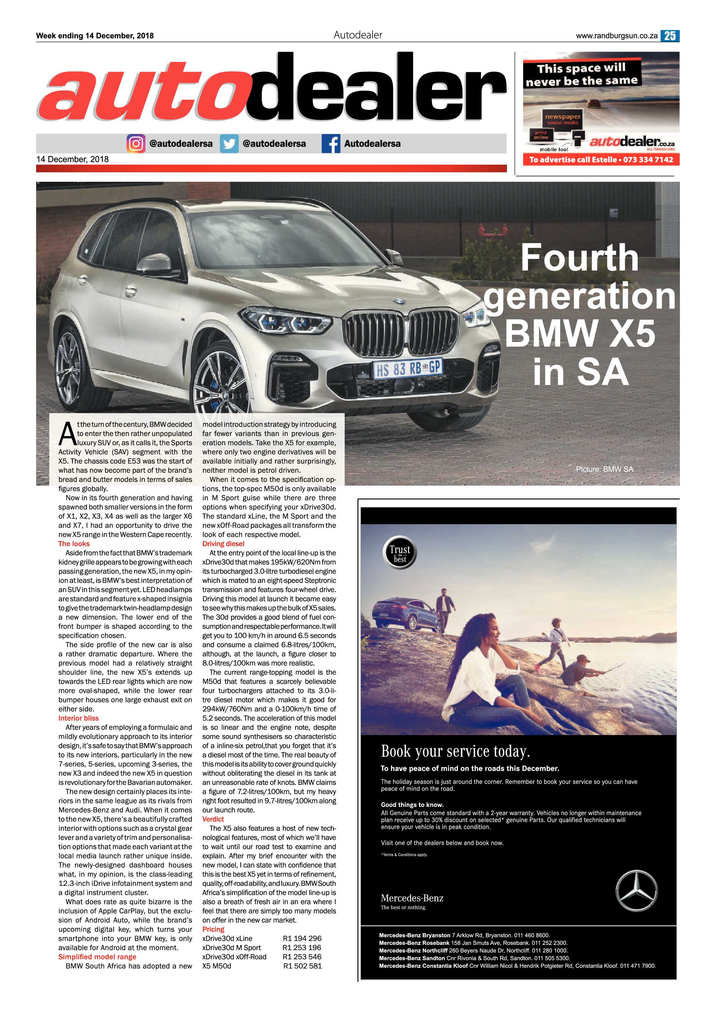 Randburg Sun 14 December 2018 page 25