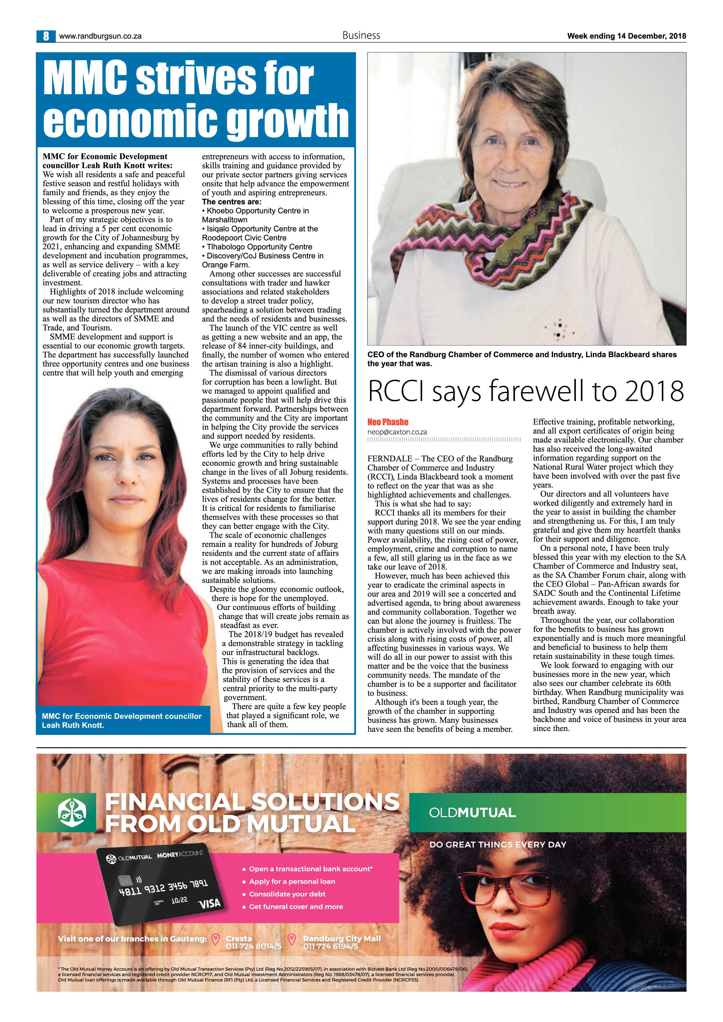 Randburg Sun 14 December 2018 page 8