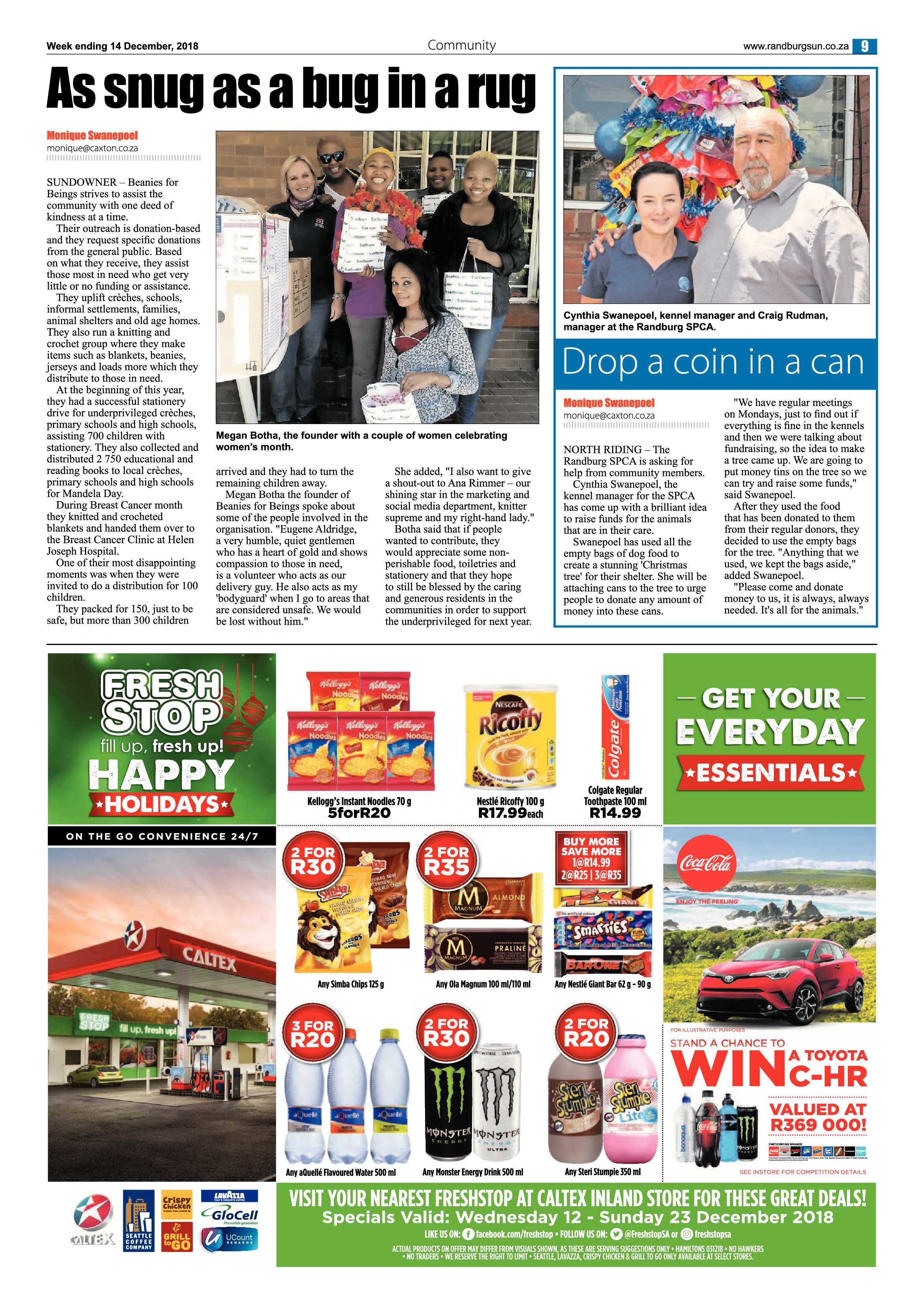 Randburg Sun 14 December 2018 page 9