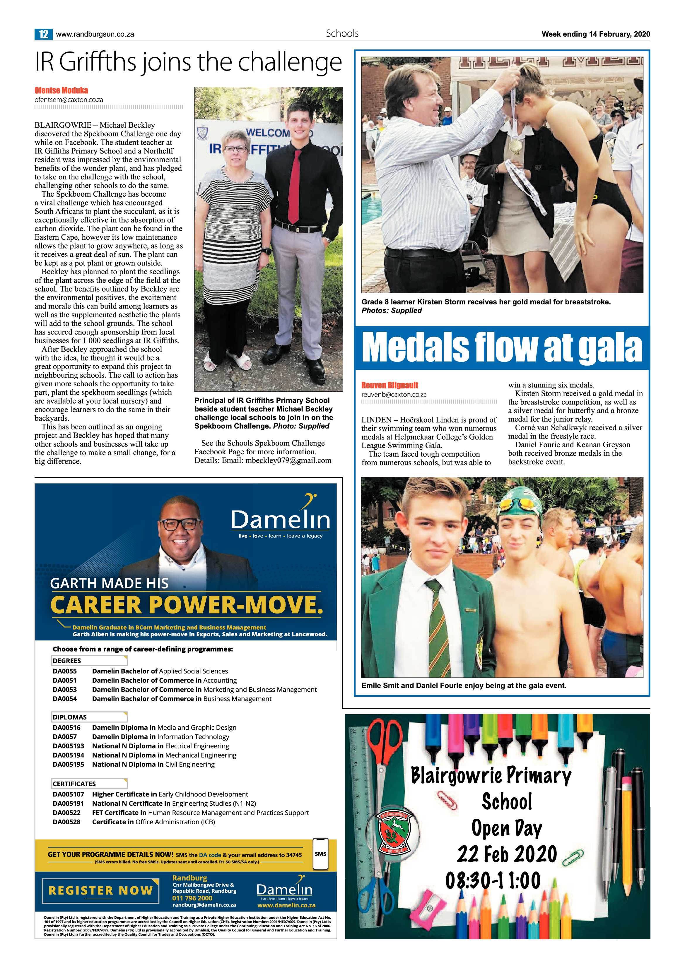 Randburg Sun 14 February 2020 page 12