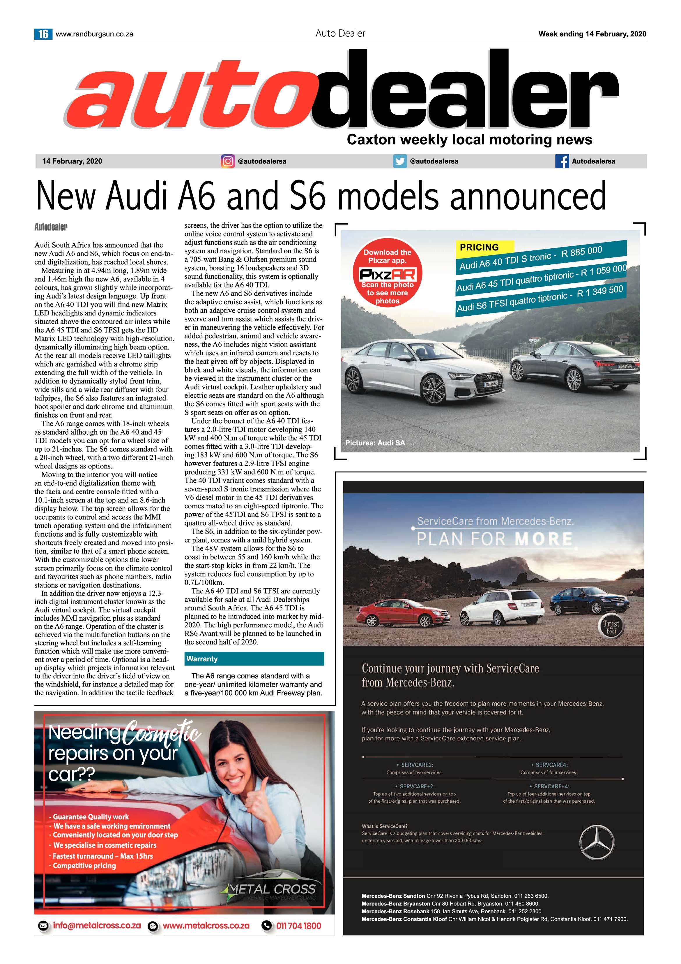 Randburg Sun 14 February 2020 page 16