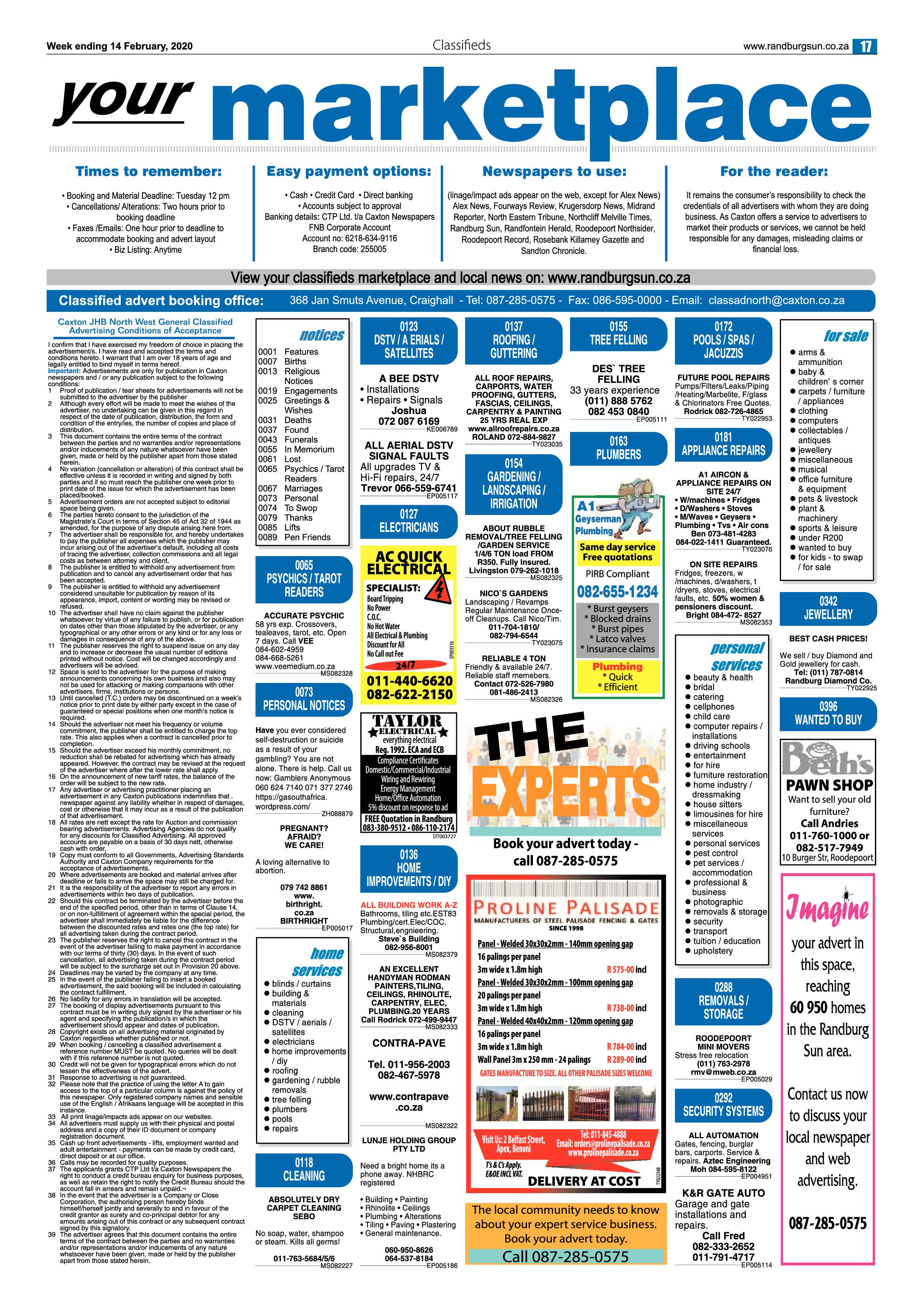 Randburg Sun 14 February 2020 page 17