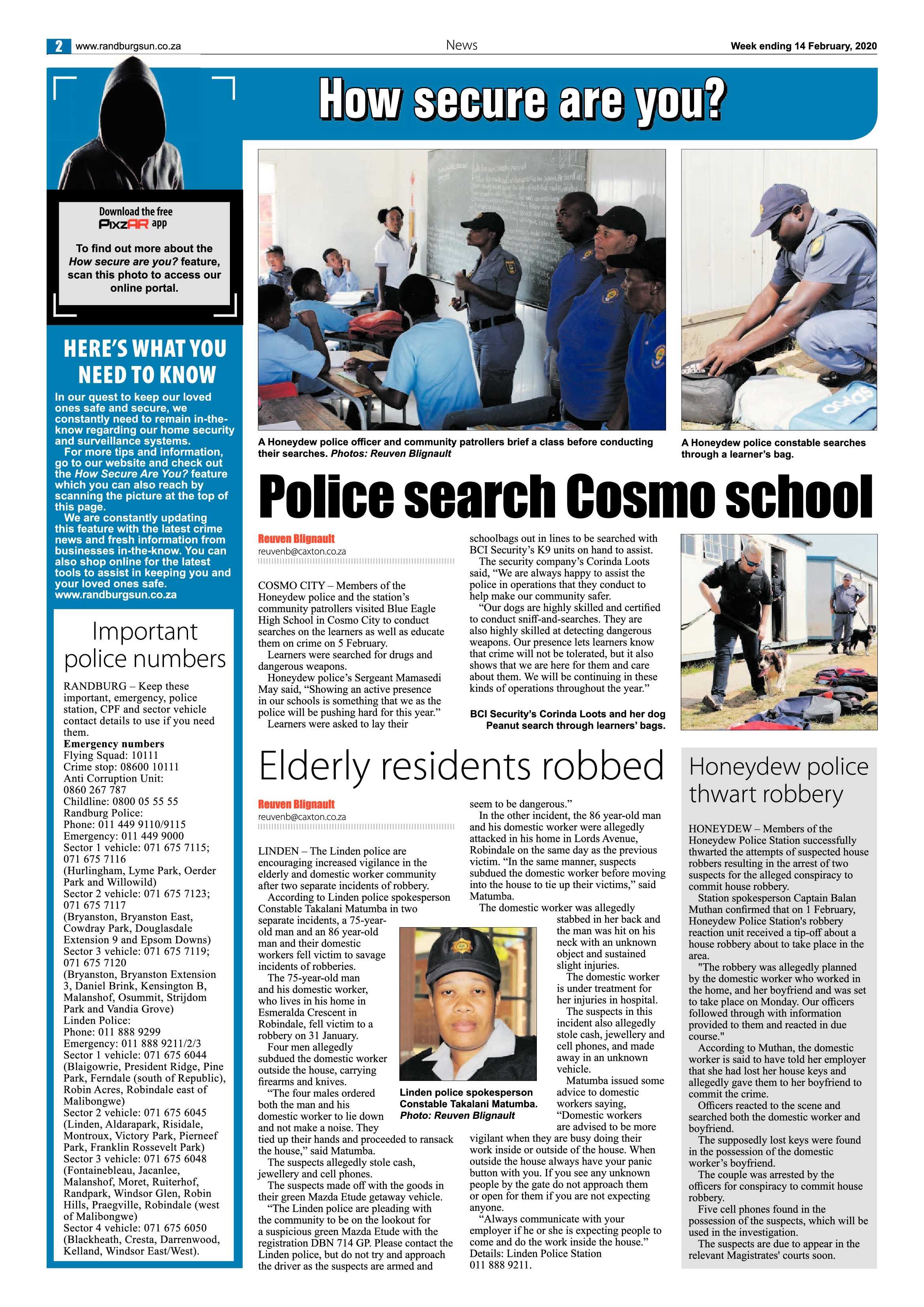 Randburg Sun 14 February 2020 page 2