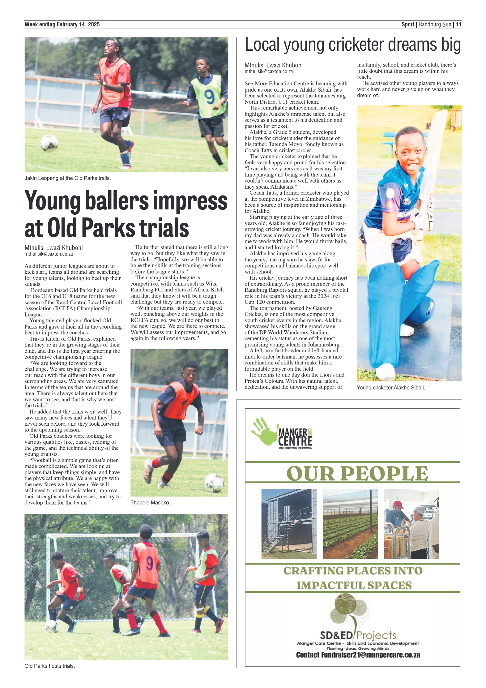 Randburg Sun 14 February 2025 page 11