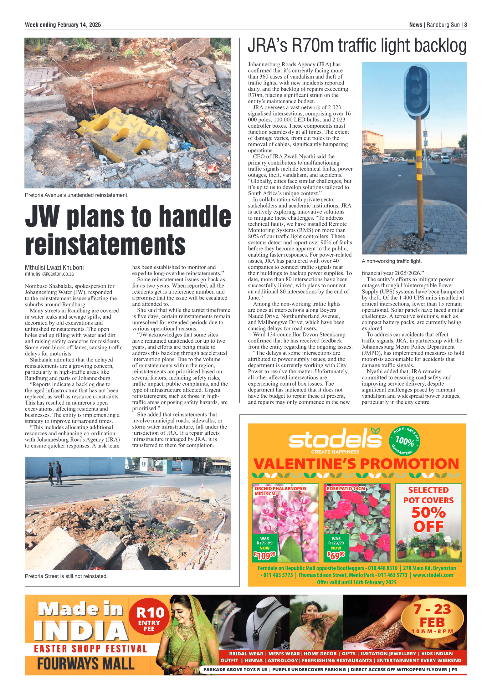 Randburg Sun 14 February 2025 page 3