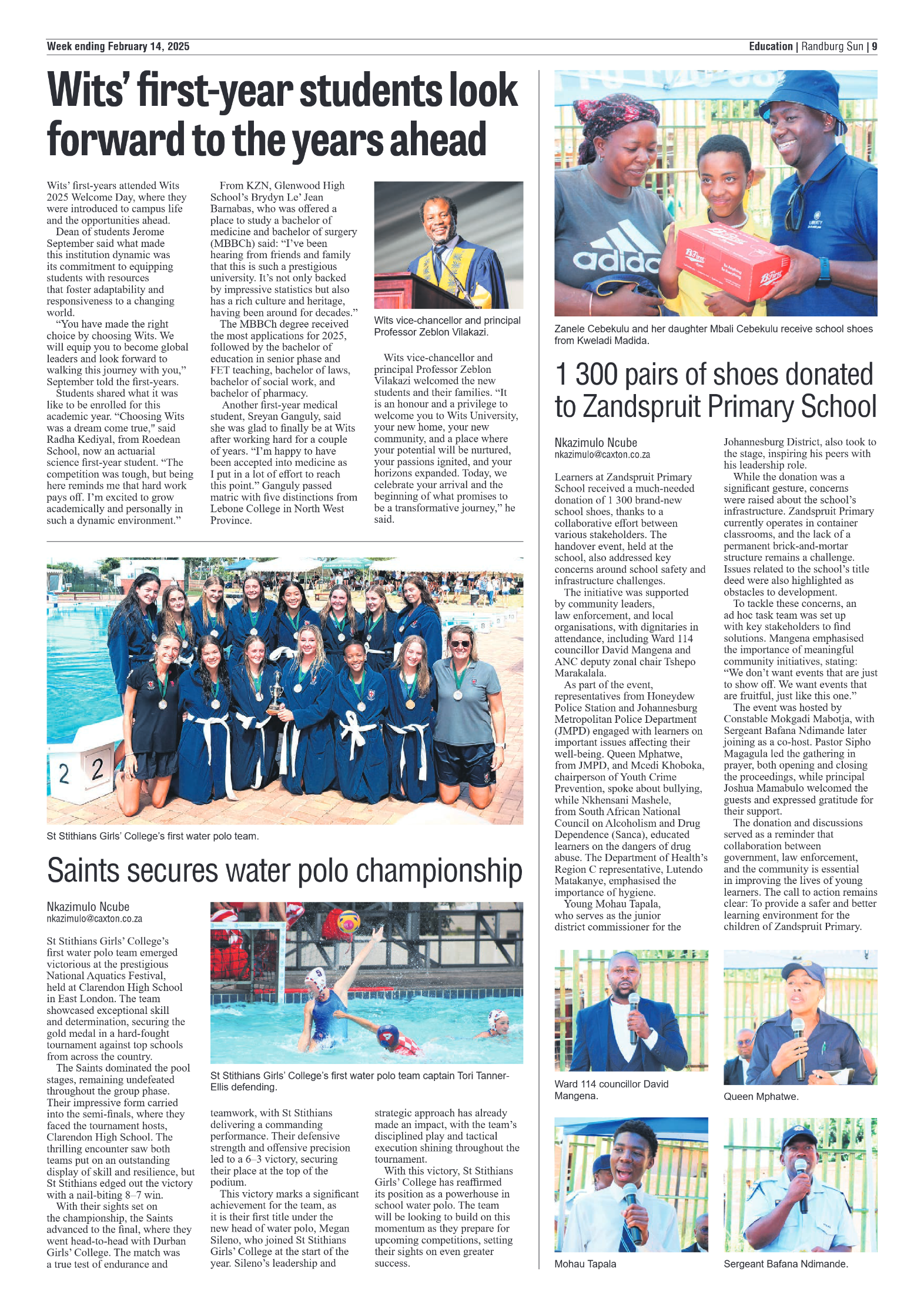 Randburg Sun 14 February 2025 page 9