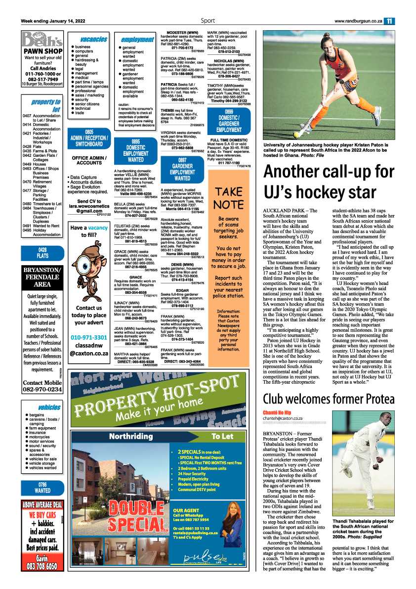 Randburg Sun 14 January 2021 page 11