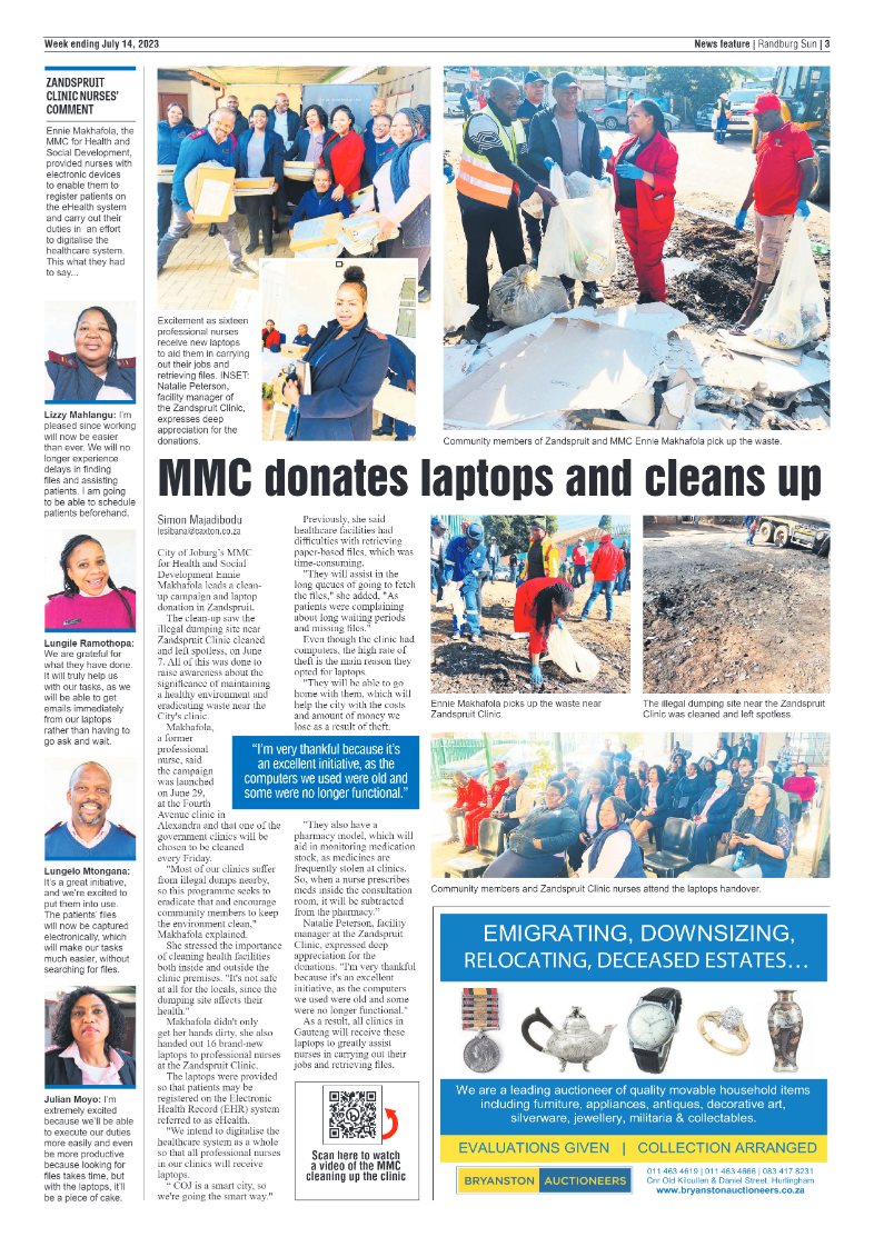 Randburg Sun 14 July 2023 page 3