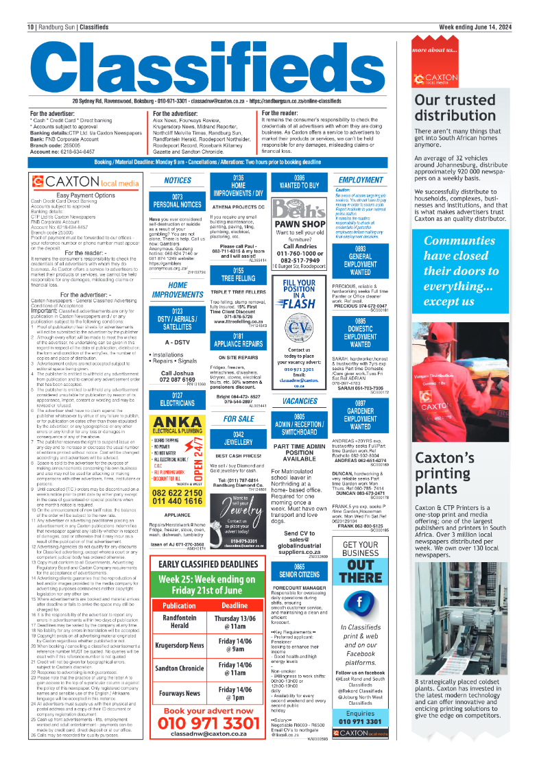 Randburg Sun 14 June 2024 page 10