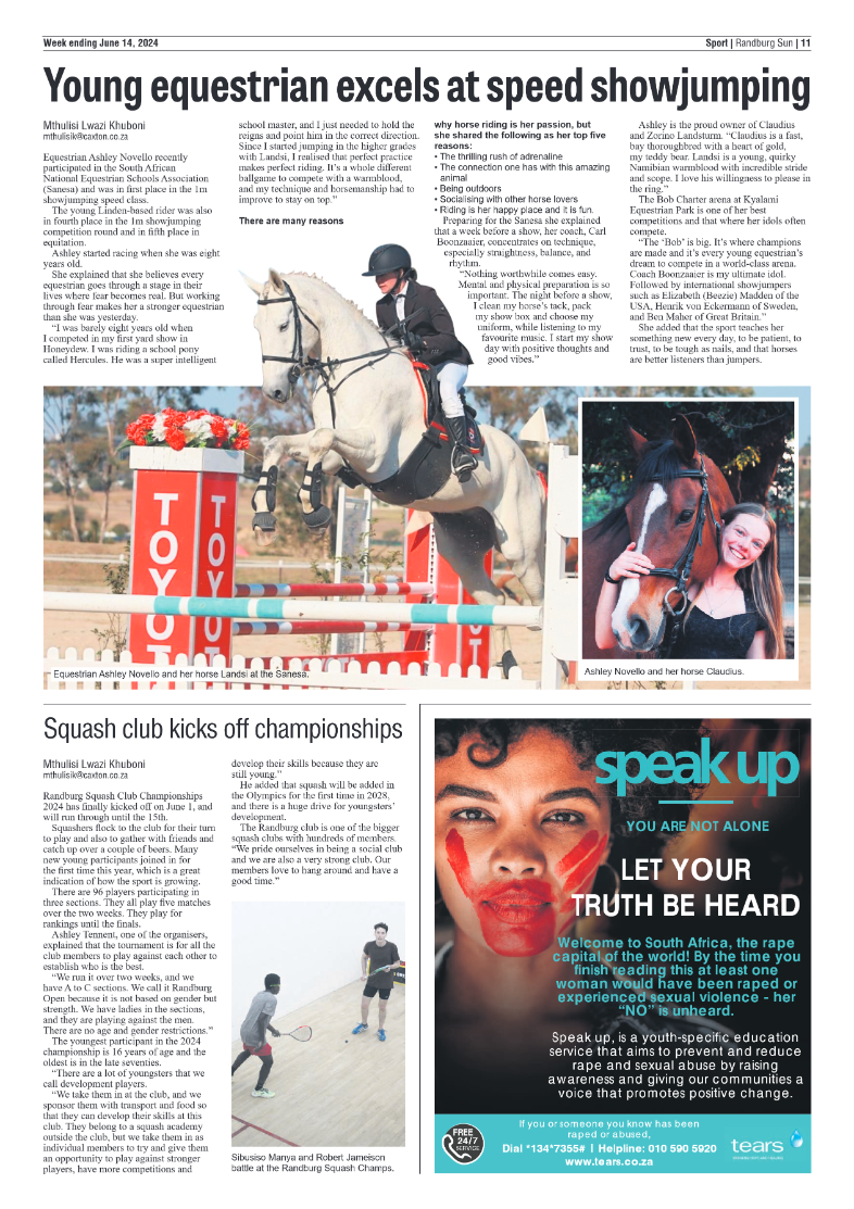 Randburg Sun 14 June 2024 page 11