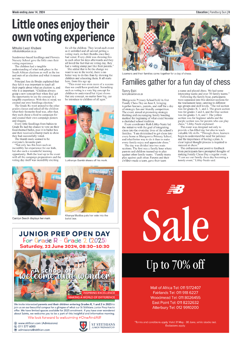 Randburg Sun 14 June 2024 page 9