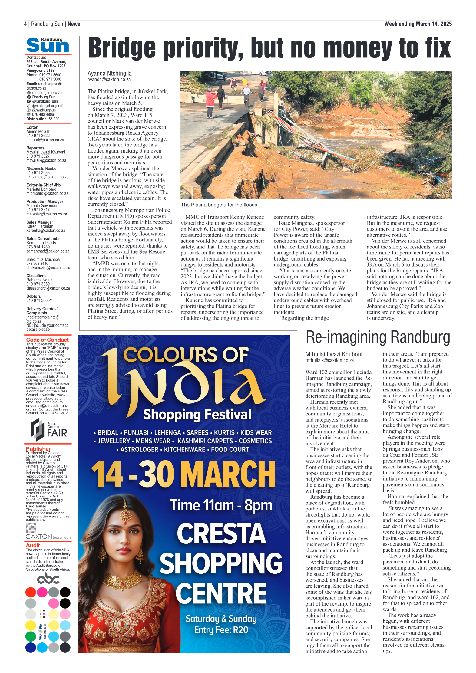 Randburg Sun 14 March 2025 page 6