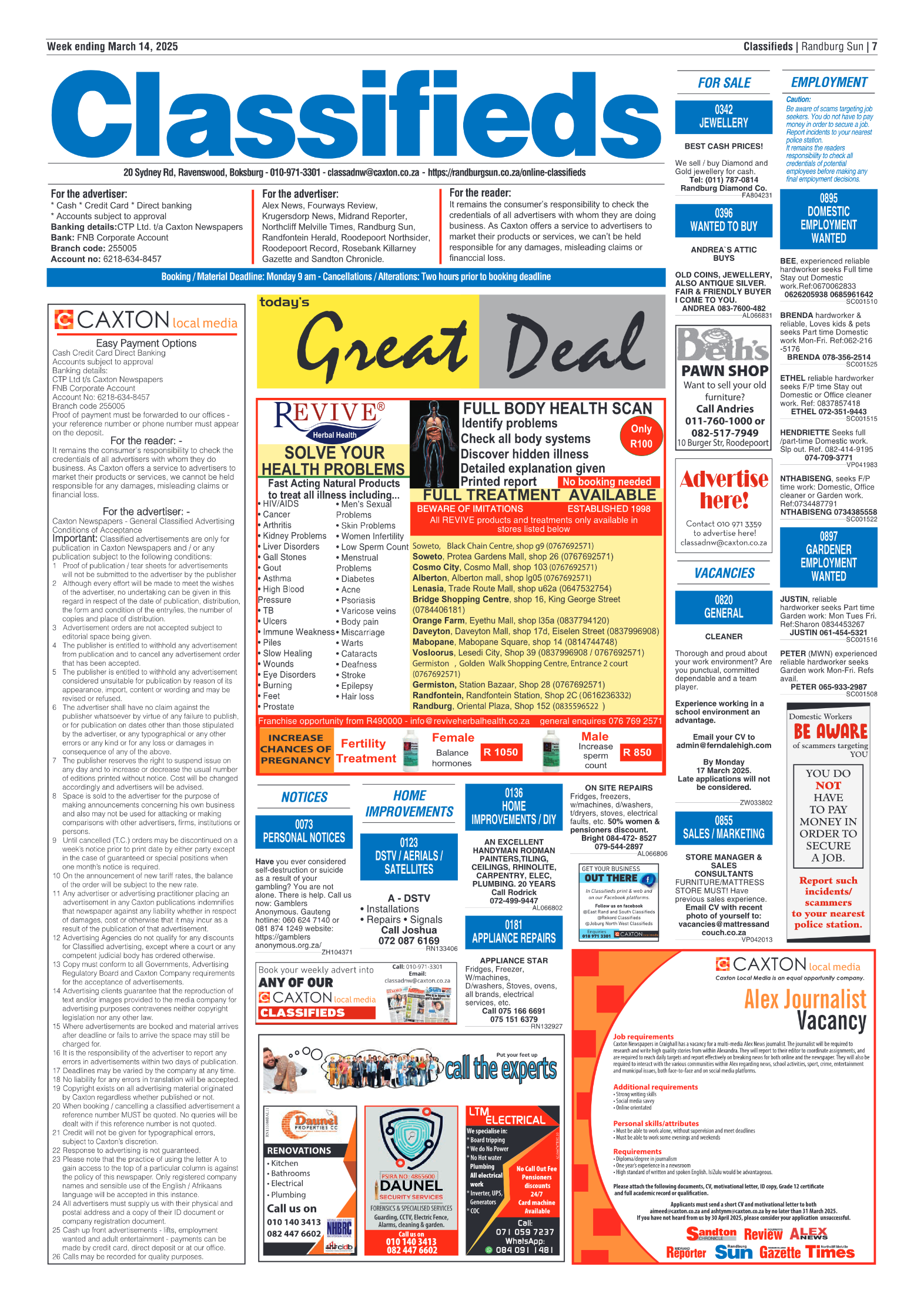 Randburg Sun 14 March 2025 page 9