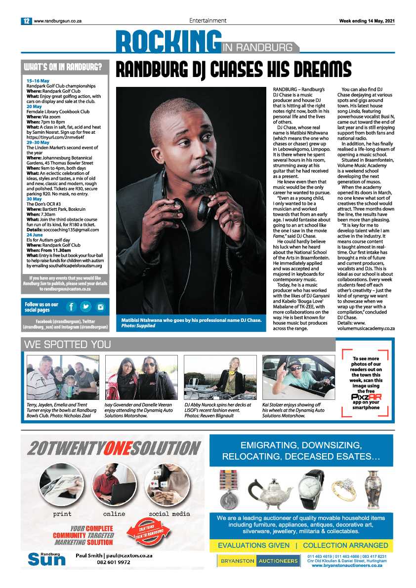 Randburg Sun 14 May 2021 page 12