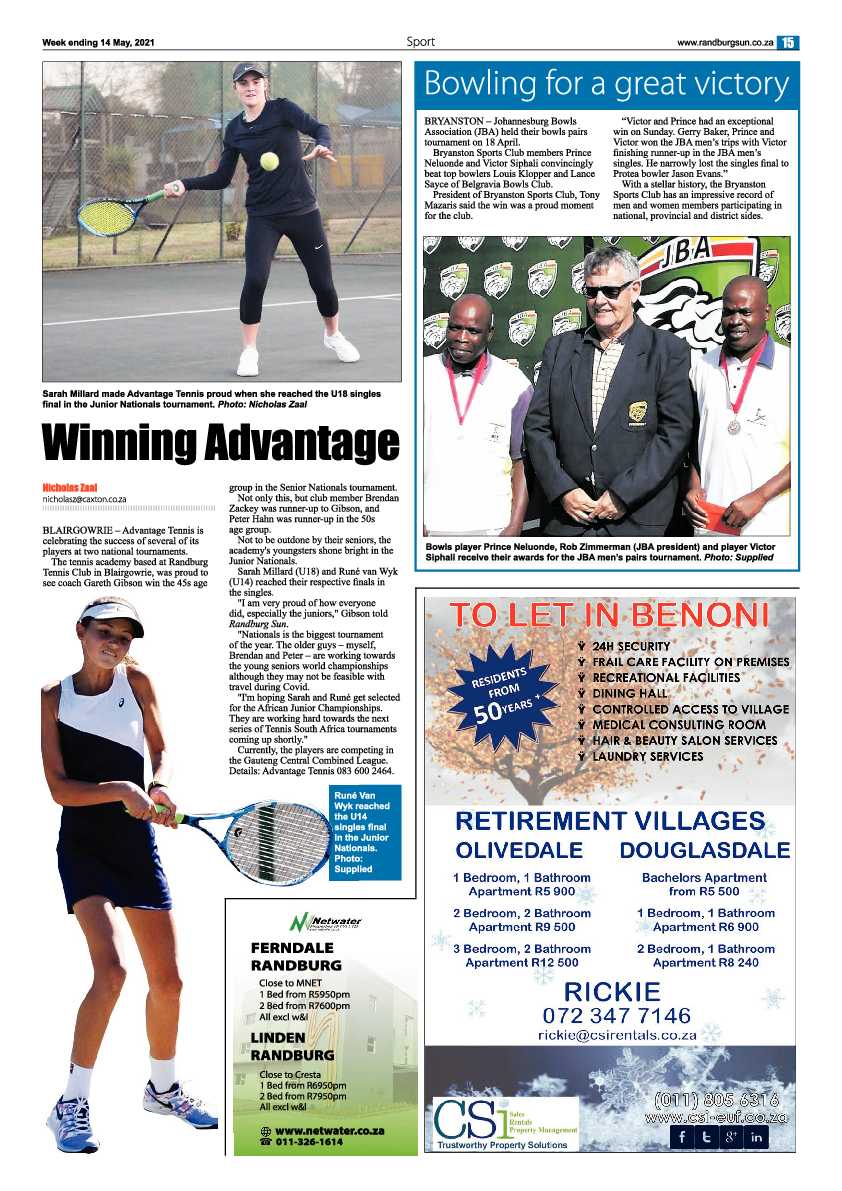 Randburg Sun 14 May 2021 page 15