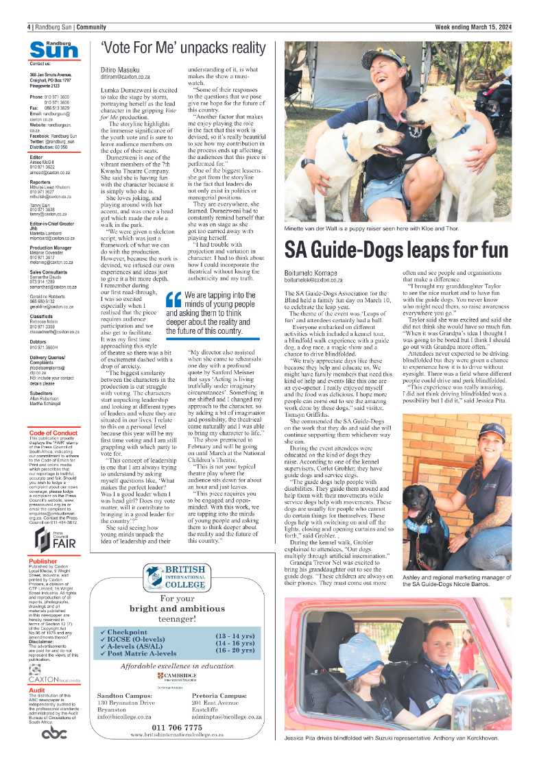 Randburg Sun 15 March 2024 page 4
