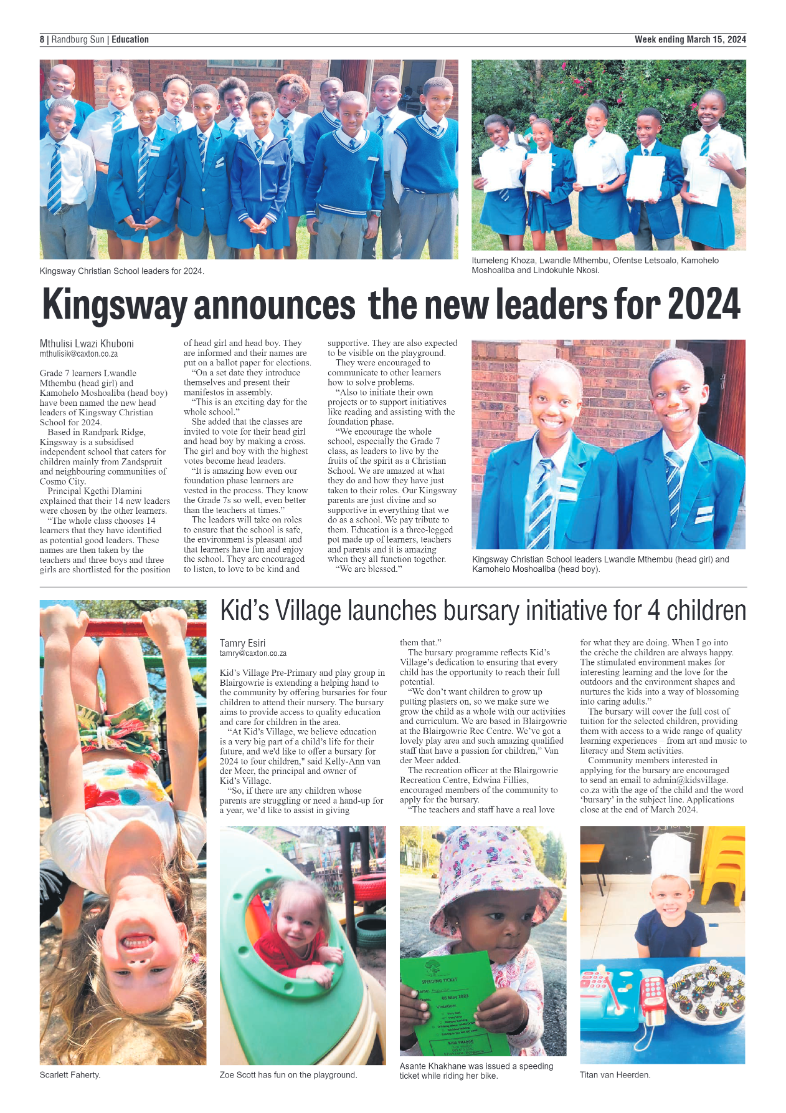 Randburg Sun 15 March 2024 page 8