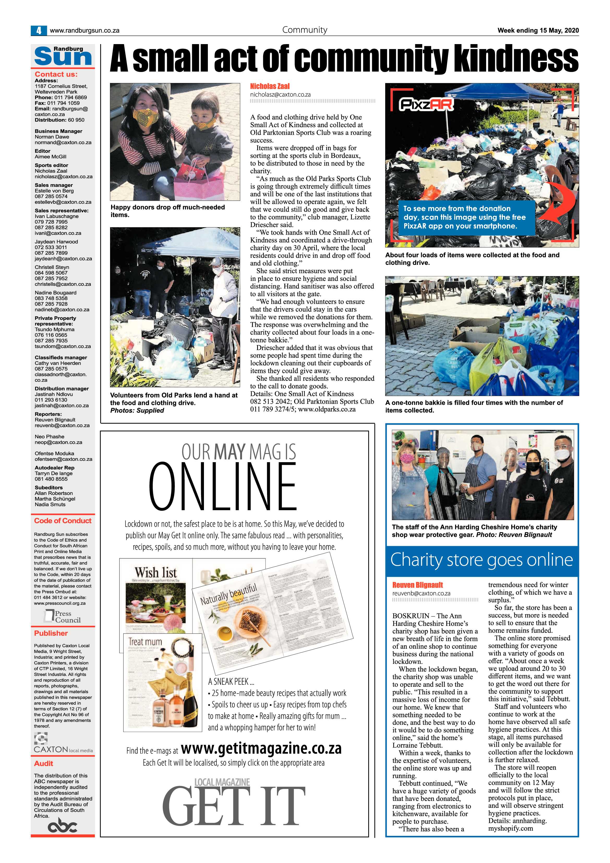 Randburg Sun 15 May 2020 page 4