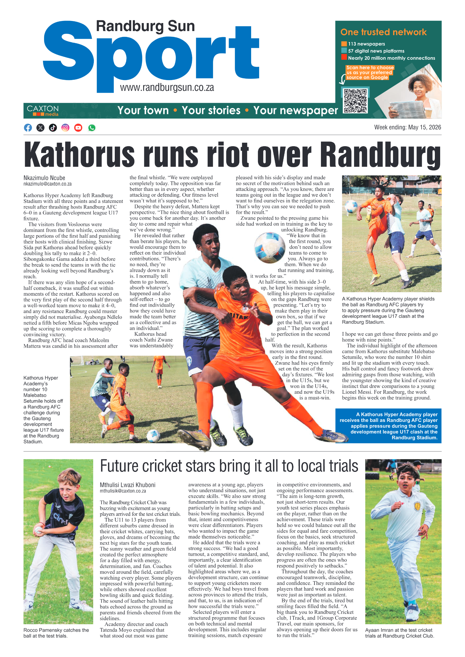 Randburg Sun 15 May 2026 page 10