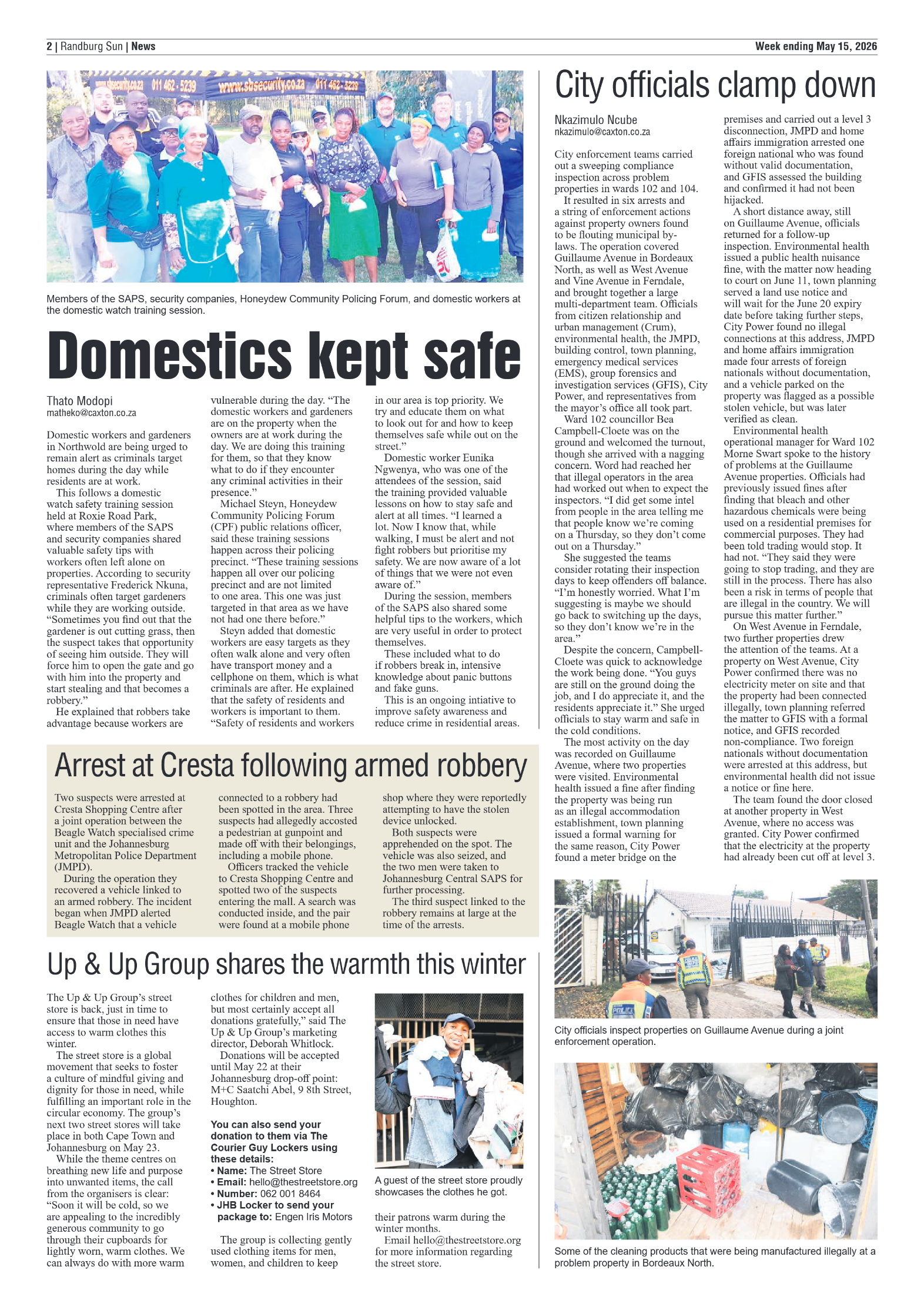 Randburg Sun 15 May 2026 page 4