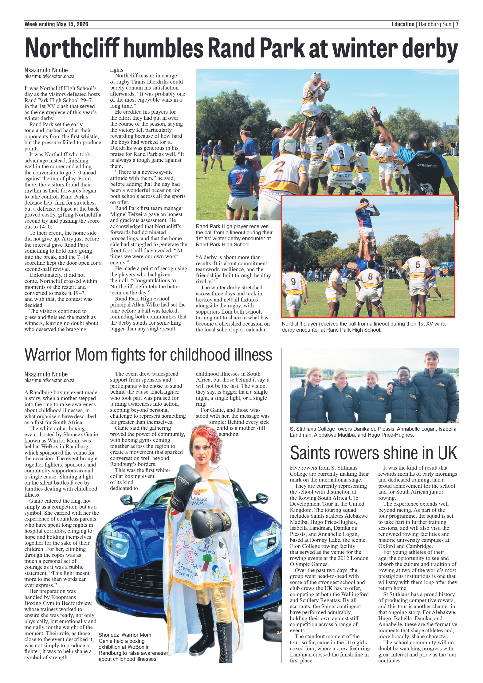 Randburg Sun 15 May 2026 page 9