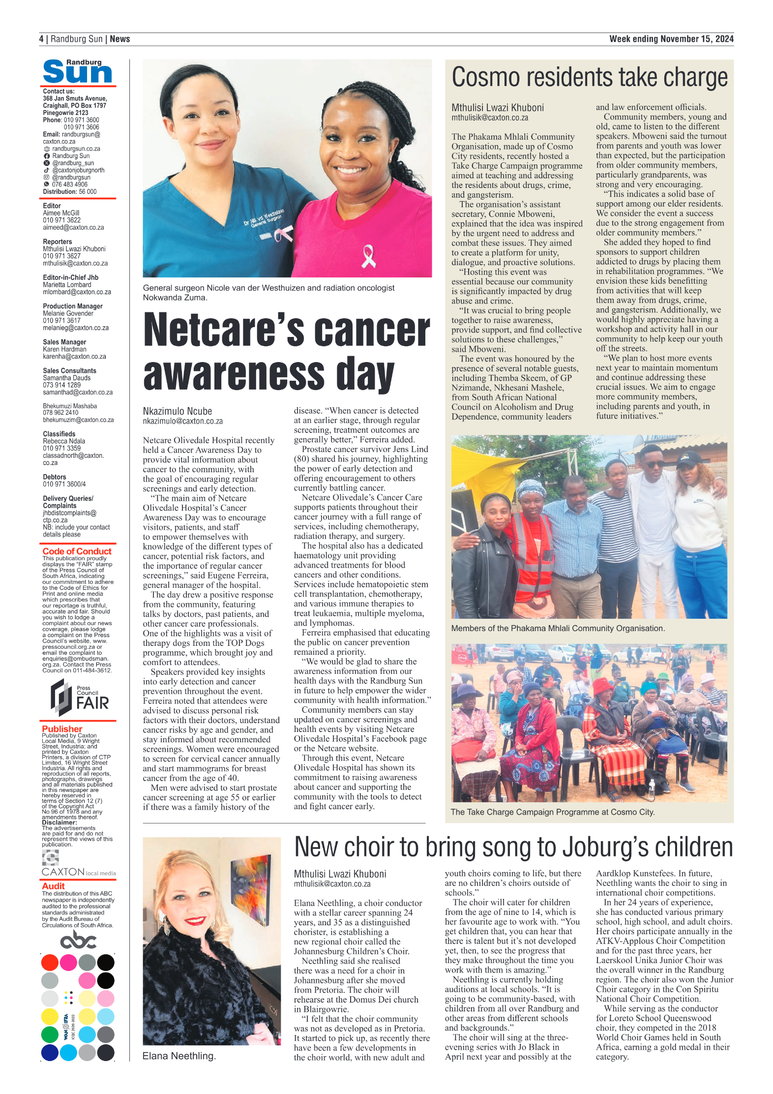 Randburg Sun 15 November 2024 page 4