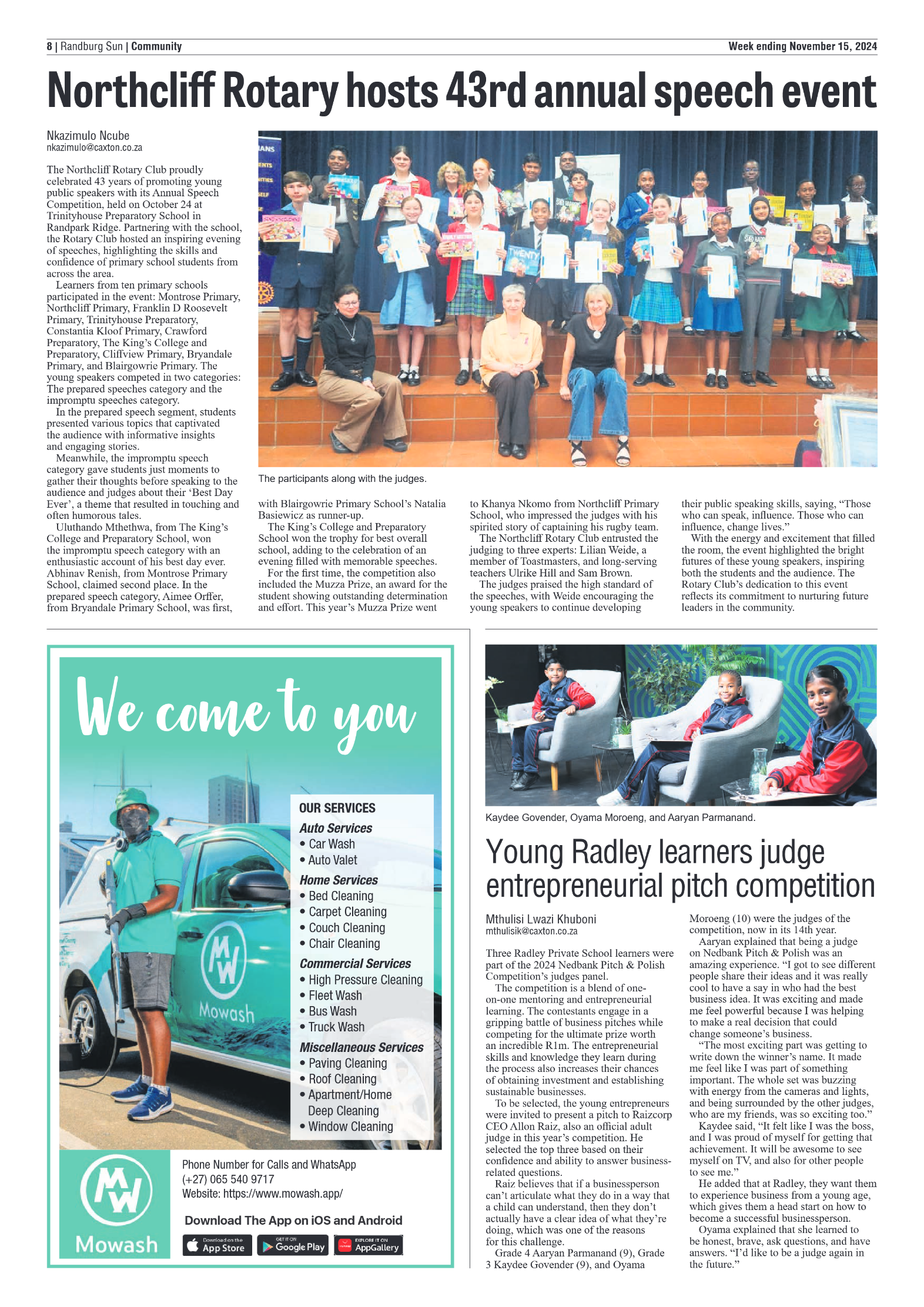 Randburg Sun 15 November 2024 page 8