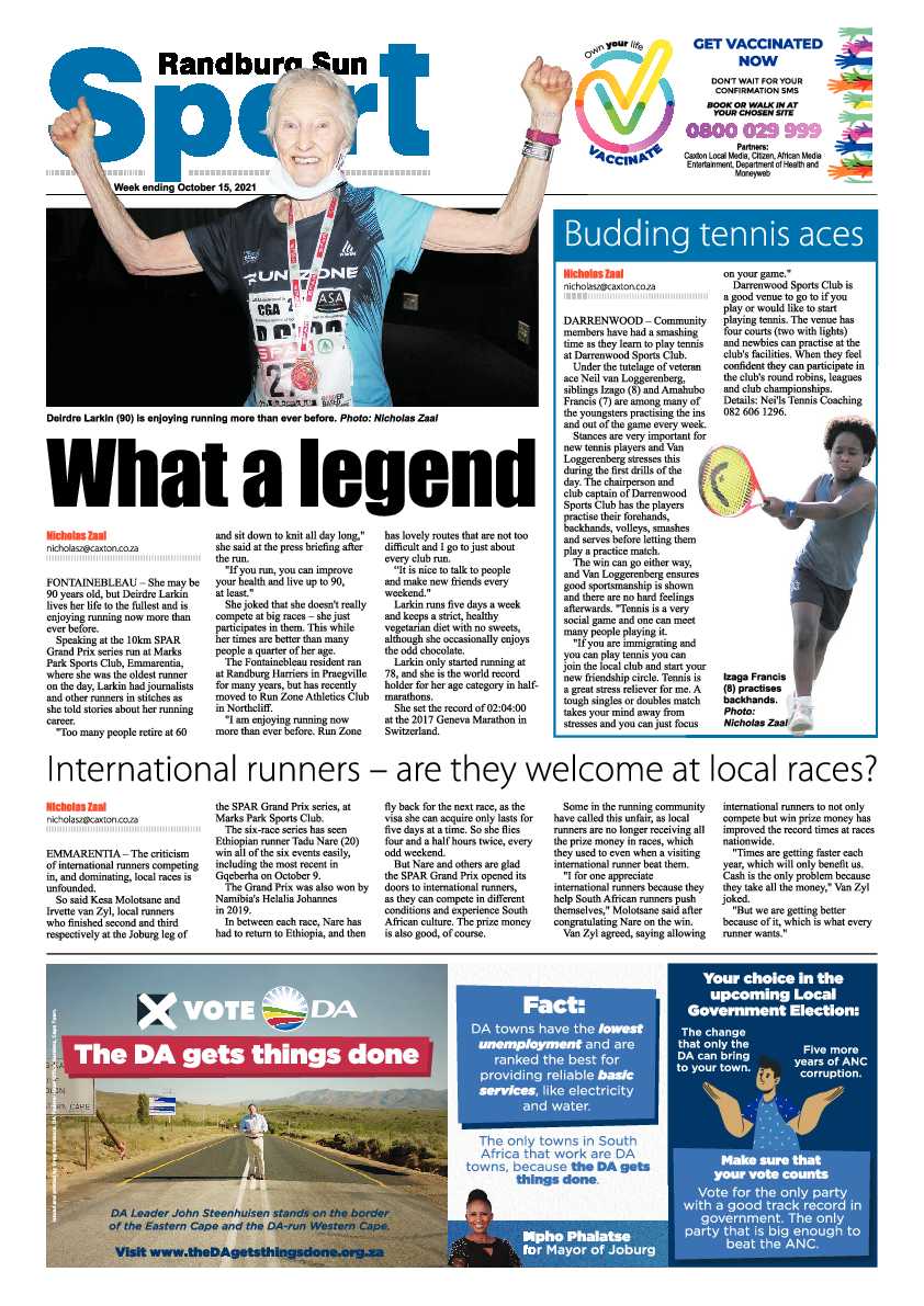 Randburg Sun 15 October 2021 page 12