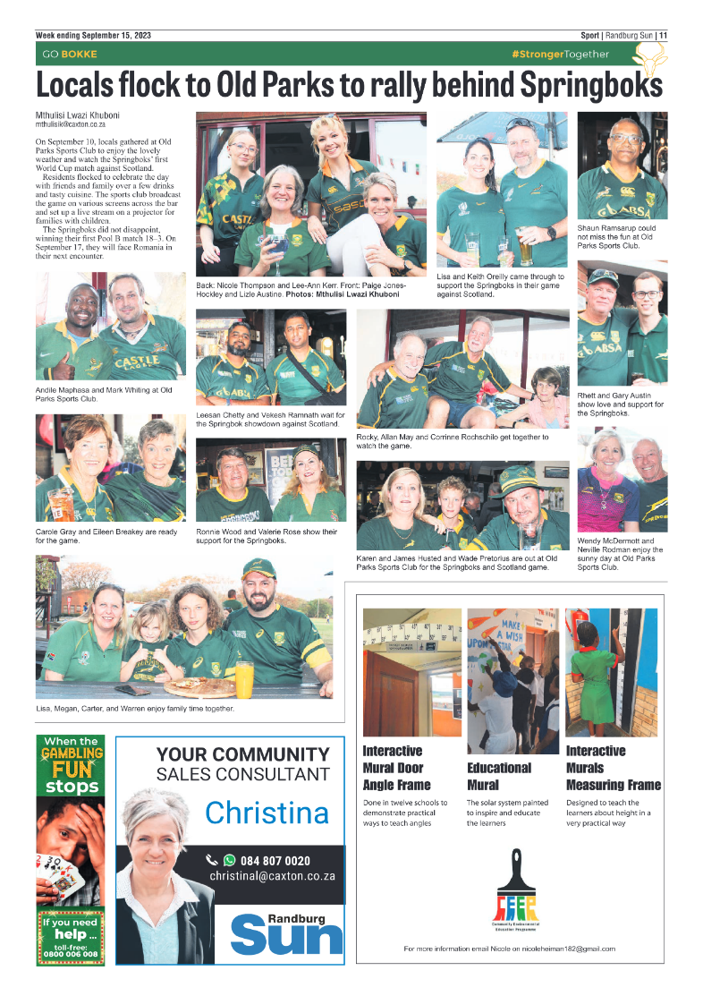 Randburg Sun 15 September 2023 page 11