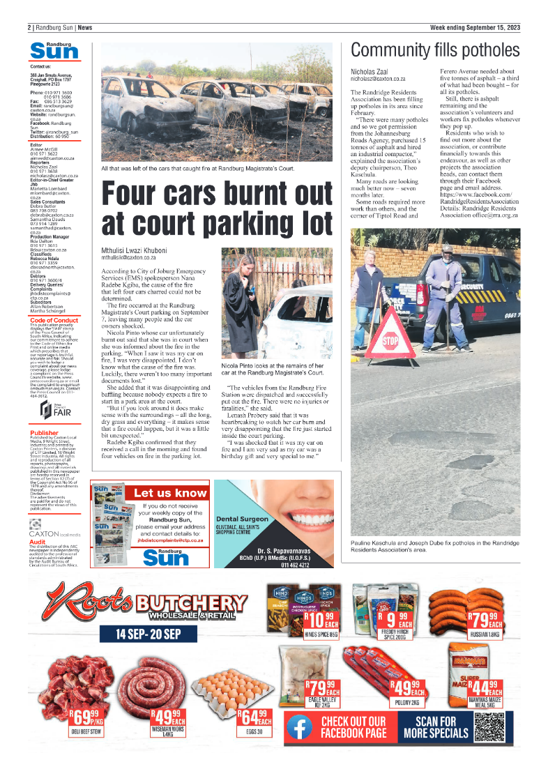 Randburg Sun 15 September 2023 page 2