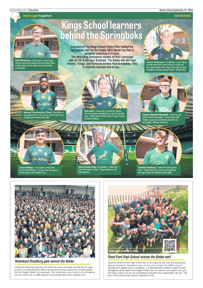 Randburg Sun 15 September 2023 page 8