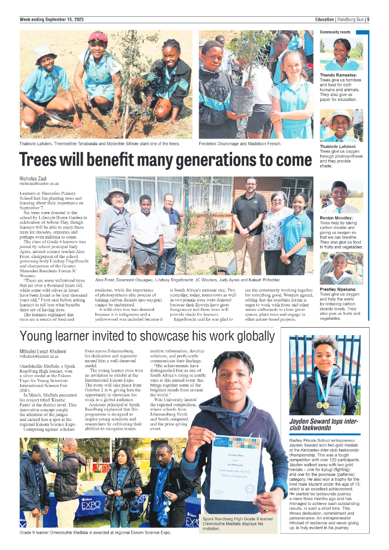 Randburg Sun 15 September 2023 page 9