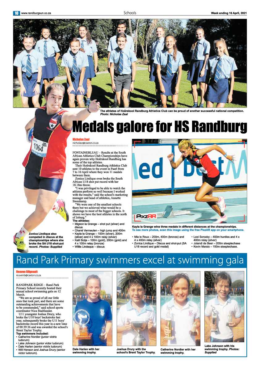 Randburg Sun 16 April 2021 page 10
