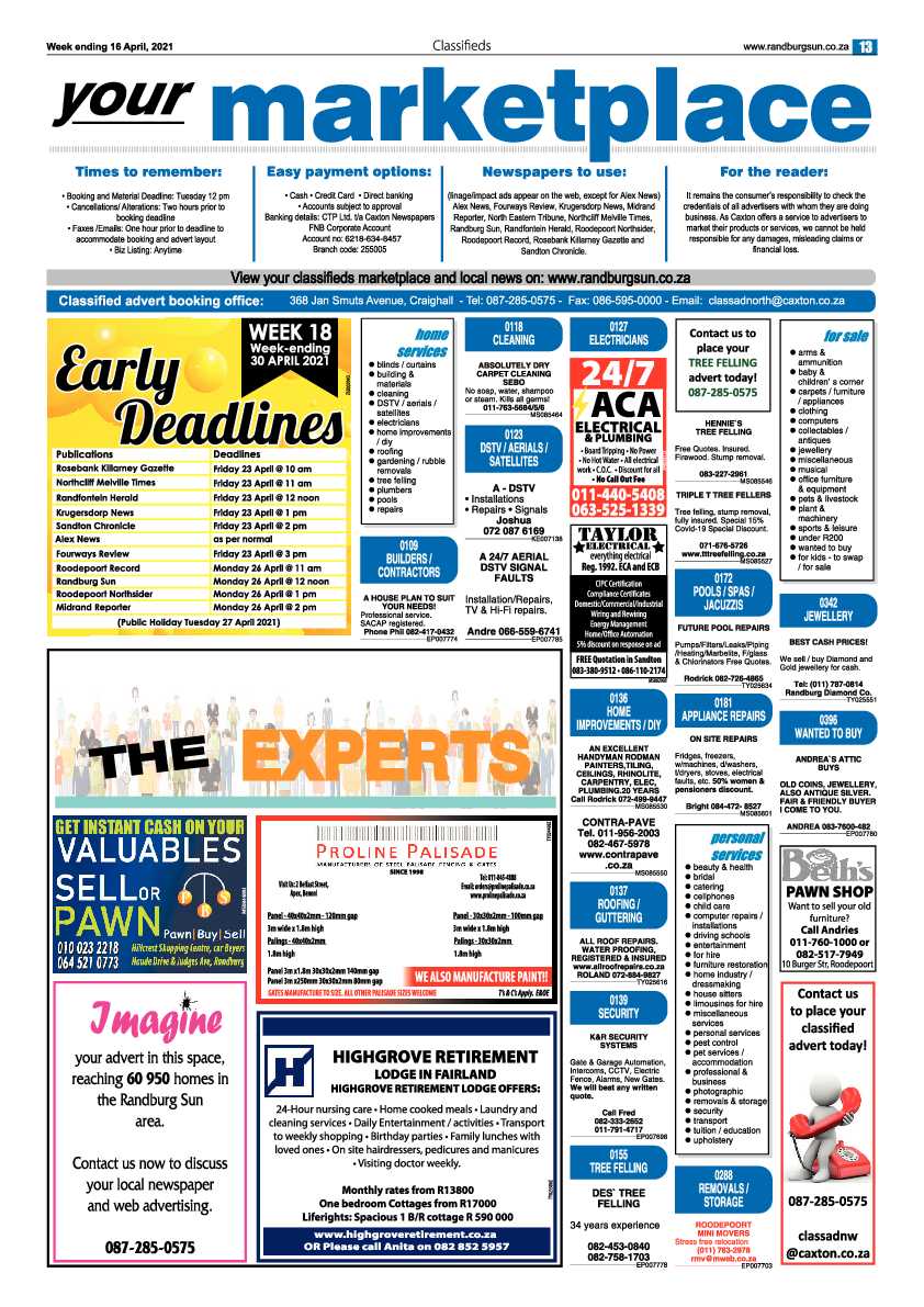 Randburg Sun 16 April 2021 page 13